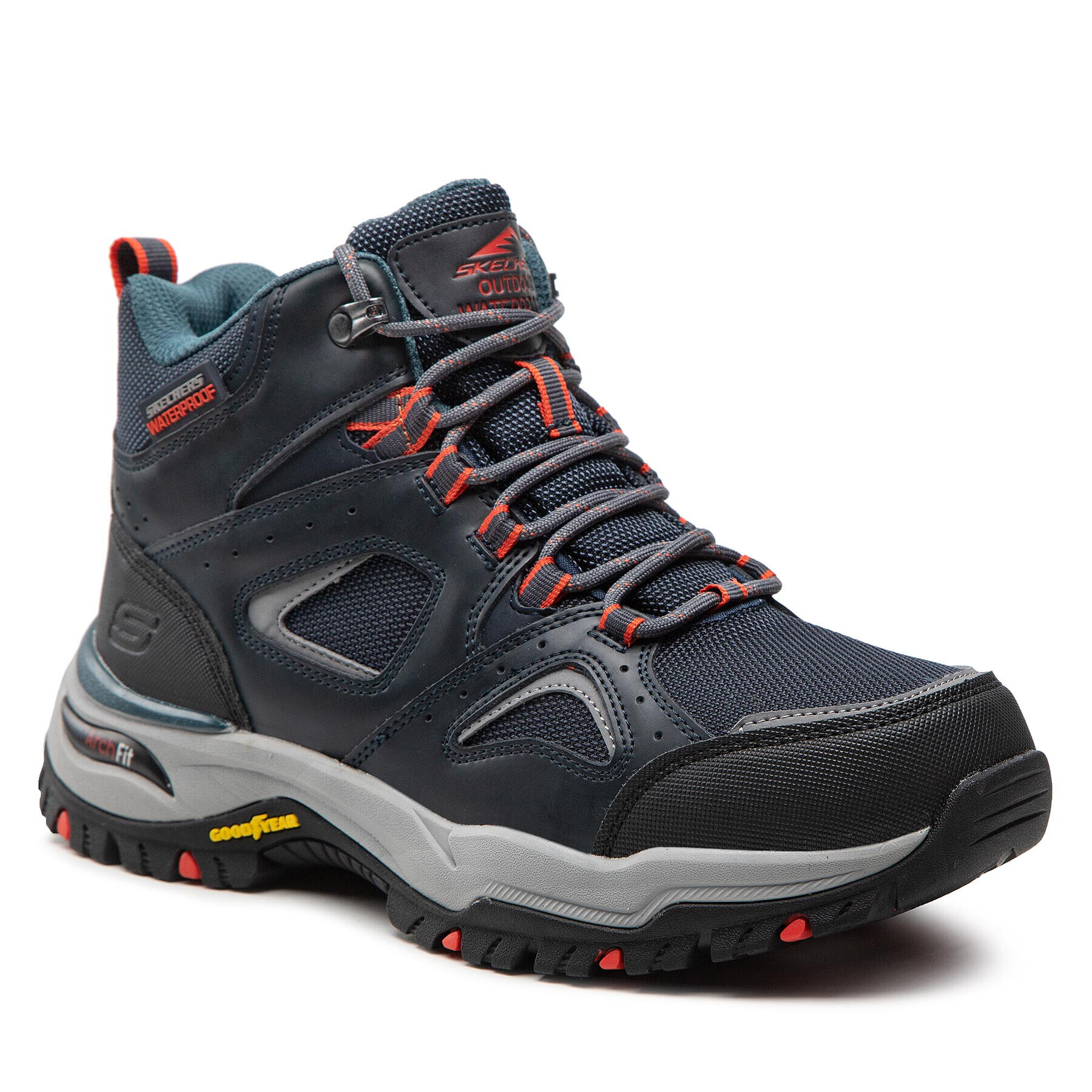 Skechers Trekking čevlji Millard 204628/BLNV Črna - Pepit.si