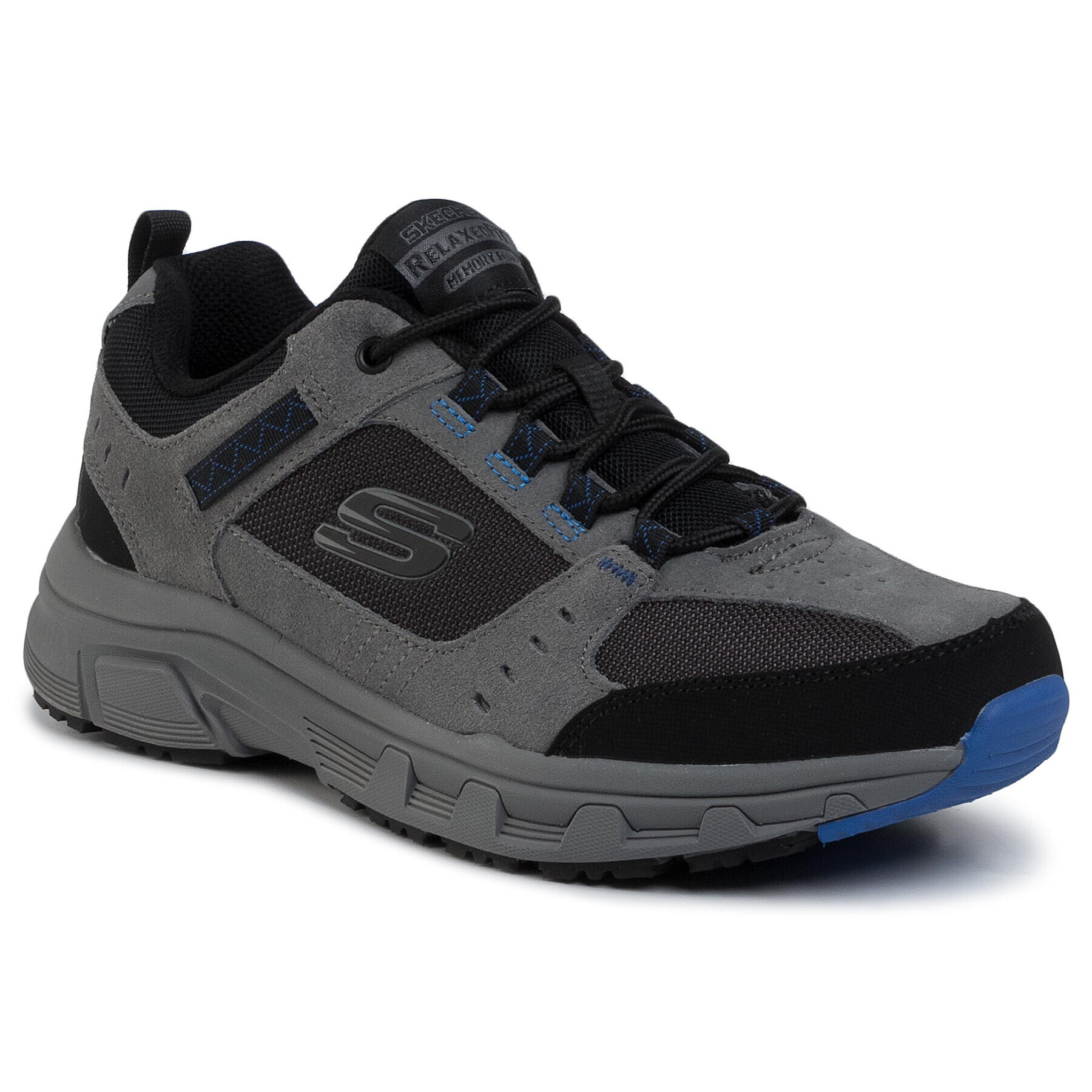 Skechers Trekking čevlji Oak Canyon 51893/CCBK Siva - Pepit.si