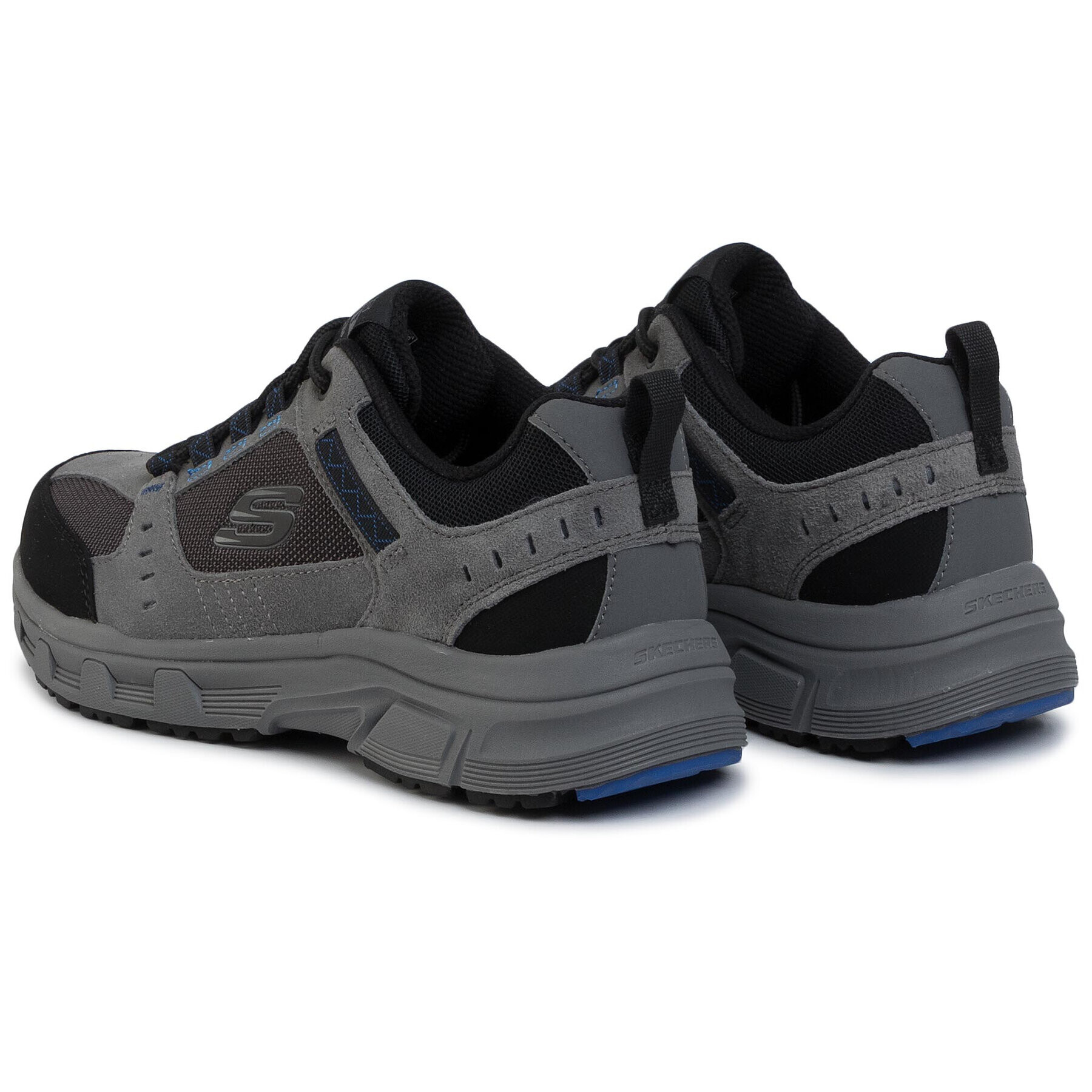 Skechers Trekking čevlji Oak Canyon 51893/CCBK Siva - Pepit.si