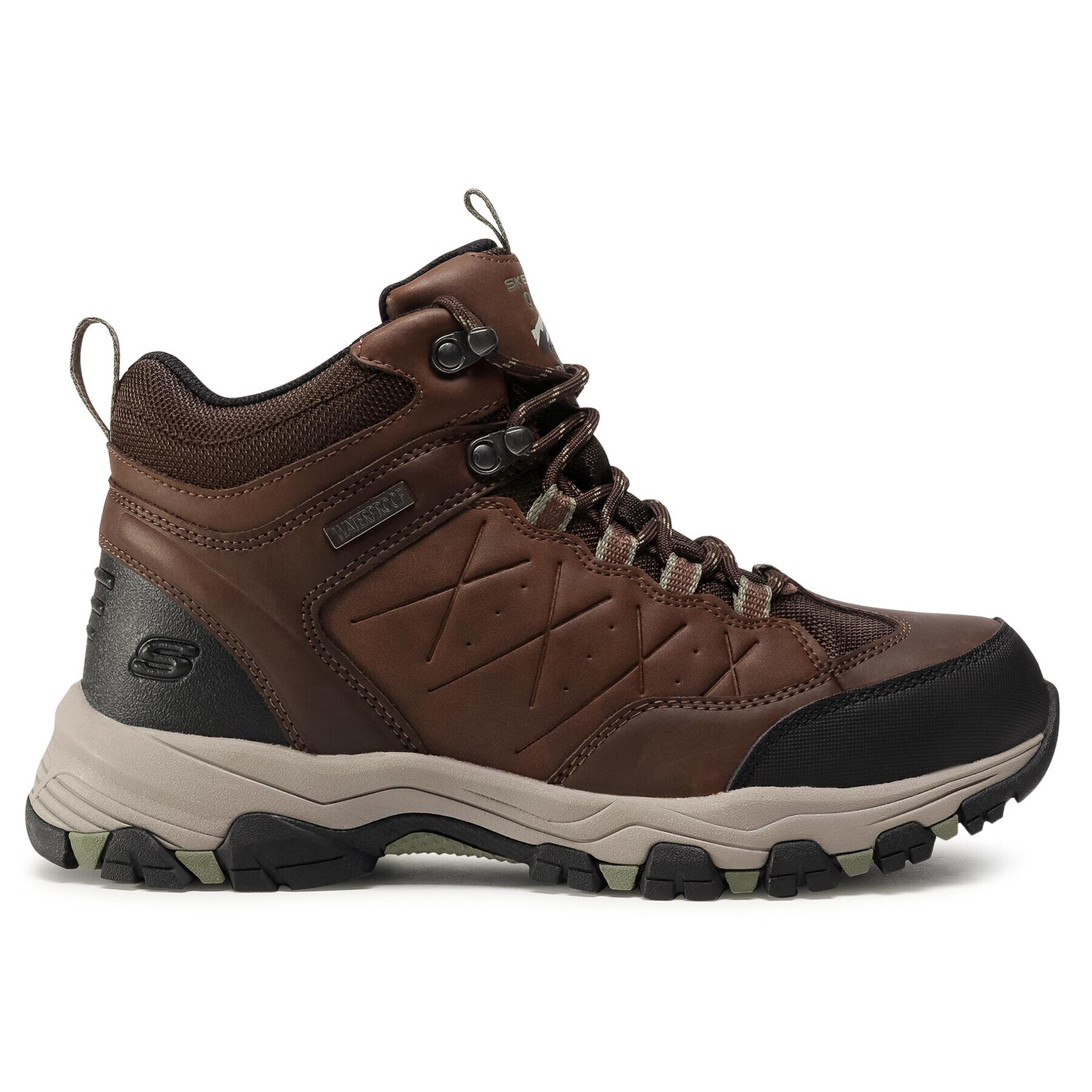 Skechers Trekking čevlji Telago 66283/LTBR Rjava - Pepit.si