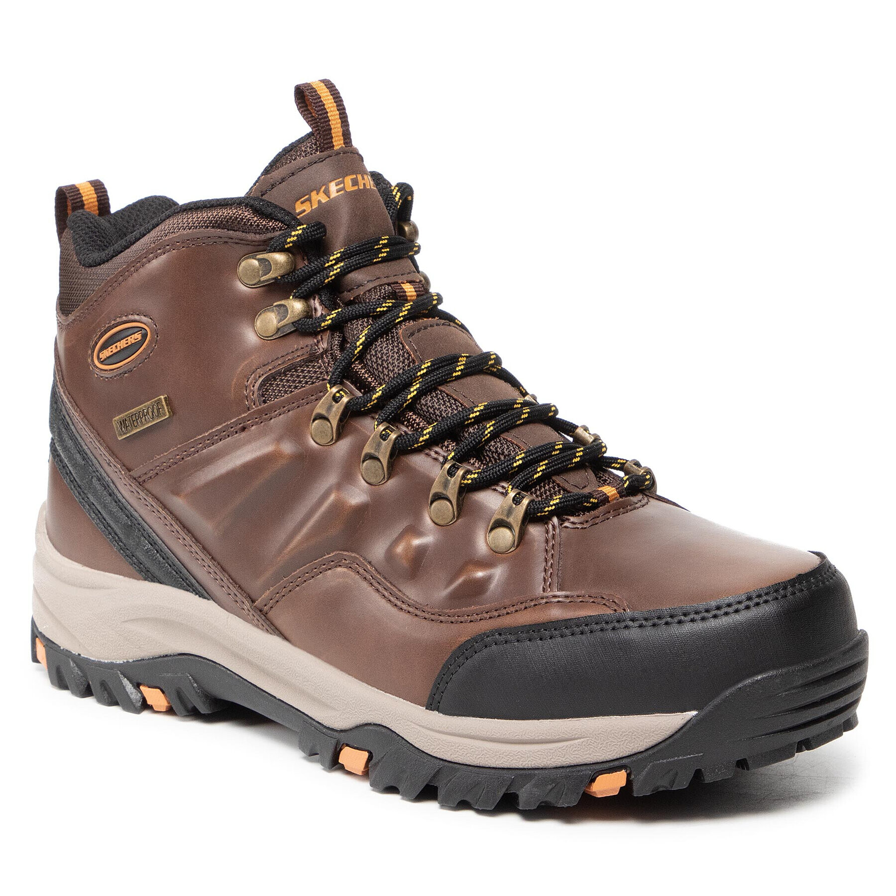 Skechers Trekking čevlji Traven 65529/DKBR Rjava - Pepit.si