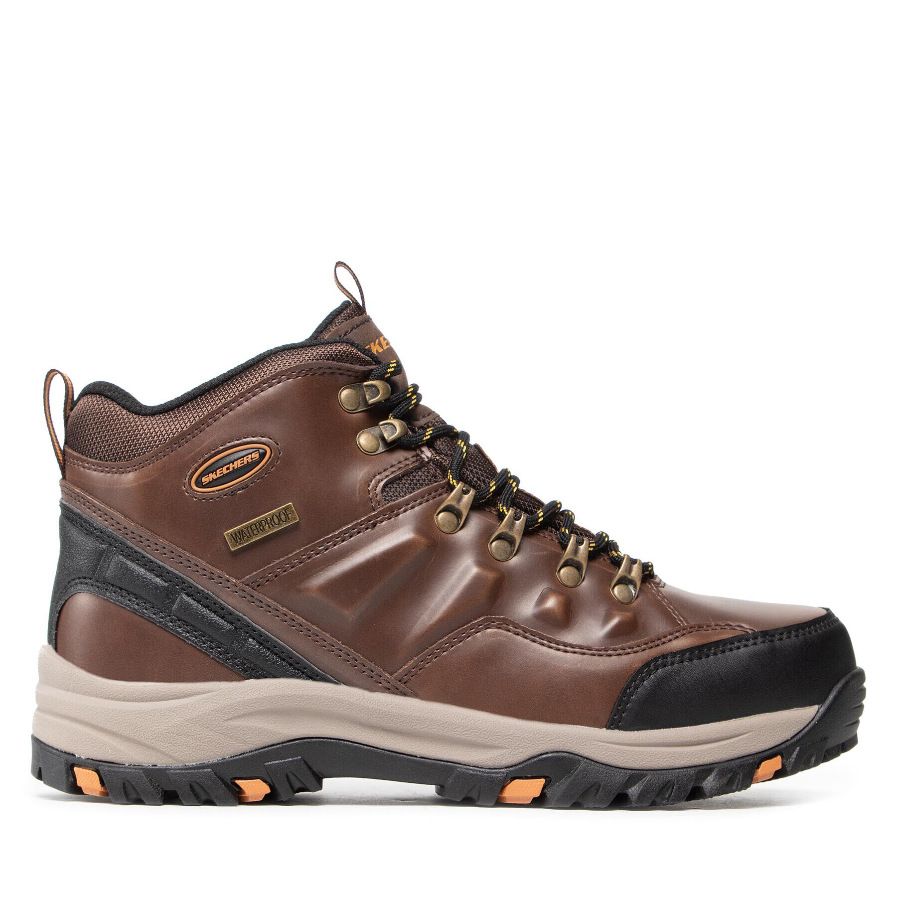 Skechers Trekking čevlji Traven 65529/DKBR Rjava - Pepit.si