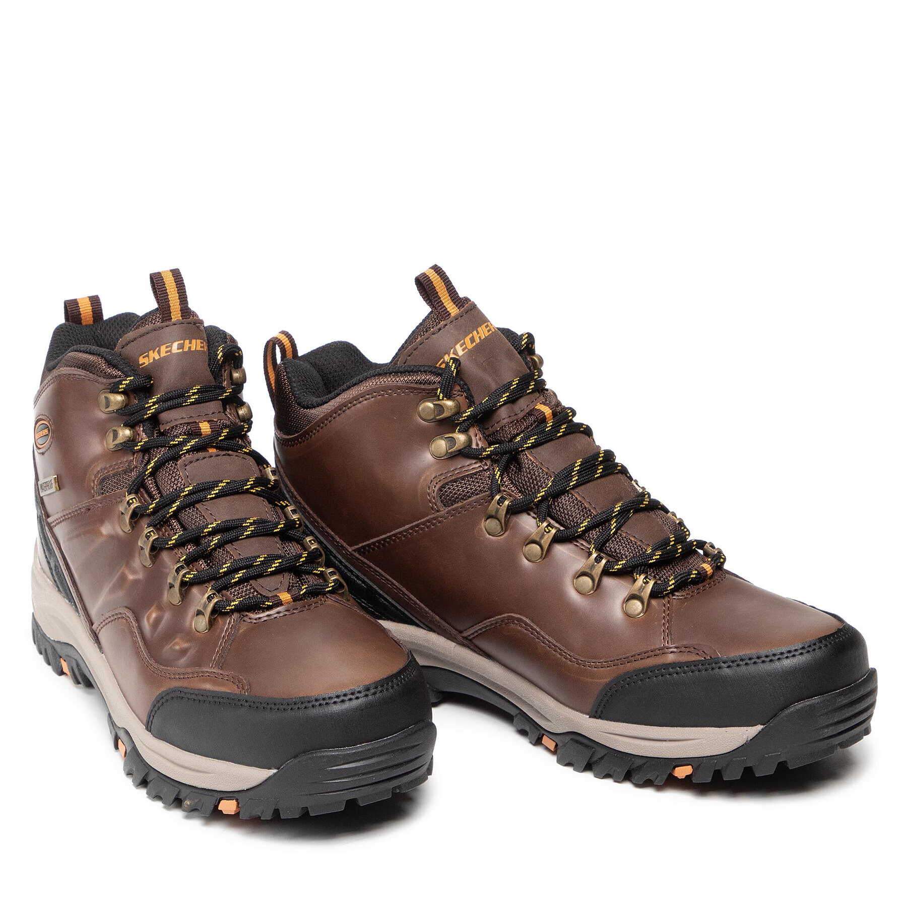 Skechers Trekking čevlji Traven 65529/DKBR Rjava - Pepit.si