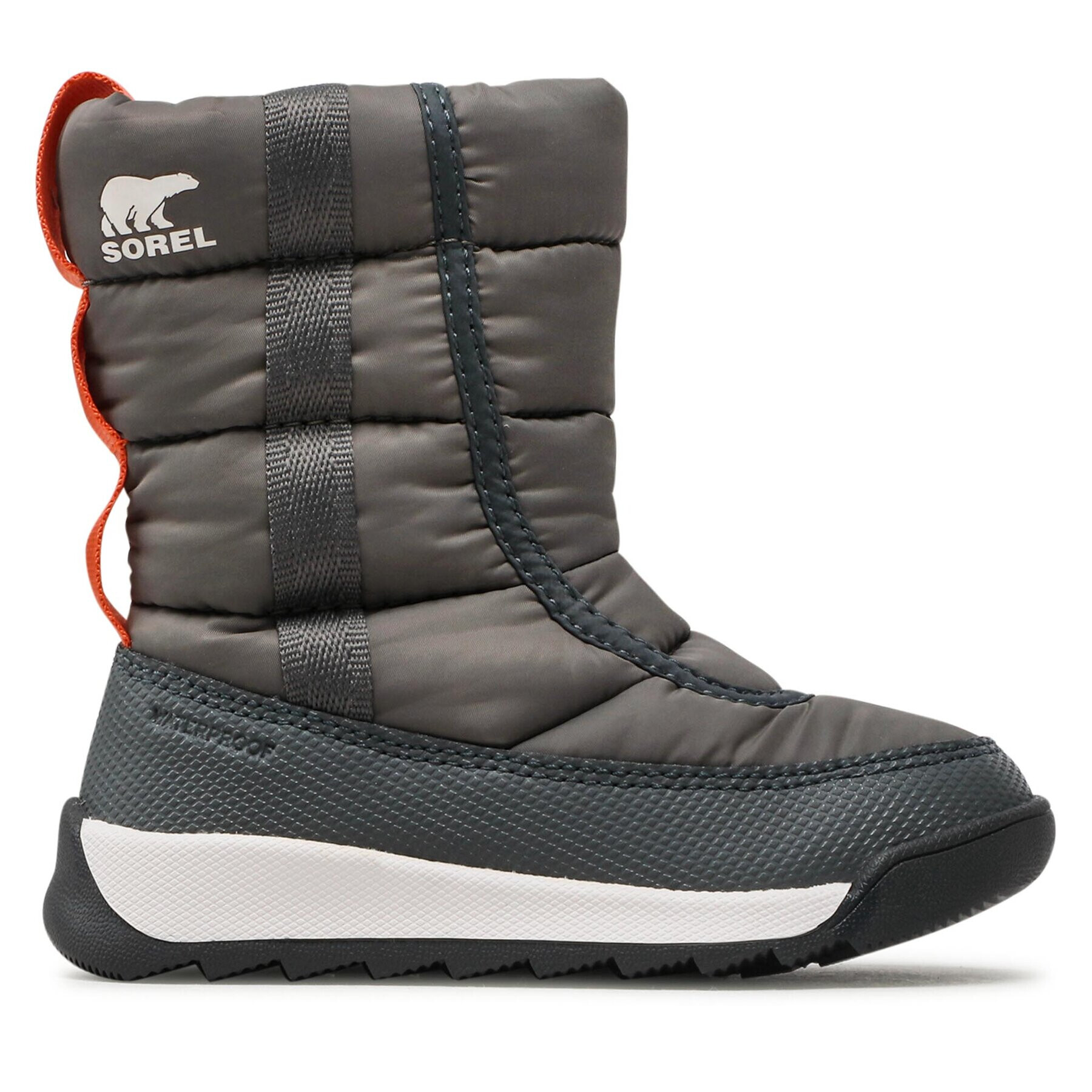 Sorel Škornji za sneg Childrens Whitney II Puff Mid Wp NC3873 Siva - Pepit.si