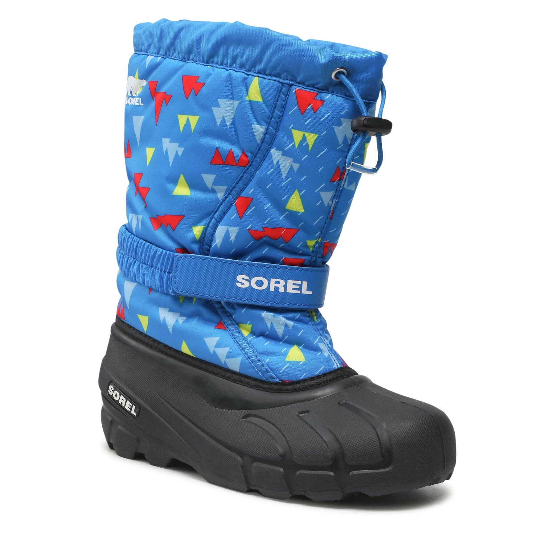 Sorel Škornji za sneg Youth Flurry Print NY3504 Modra - Pepit.si