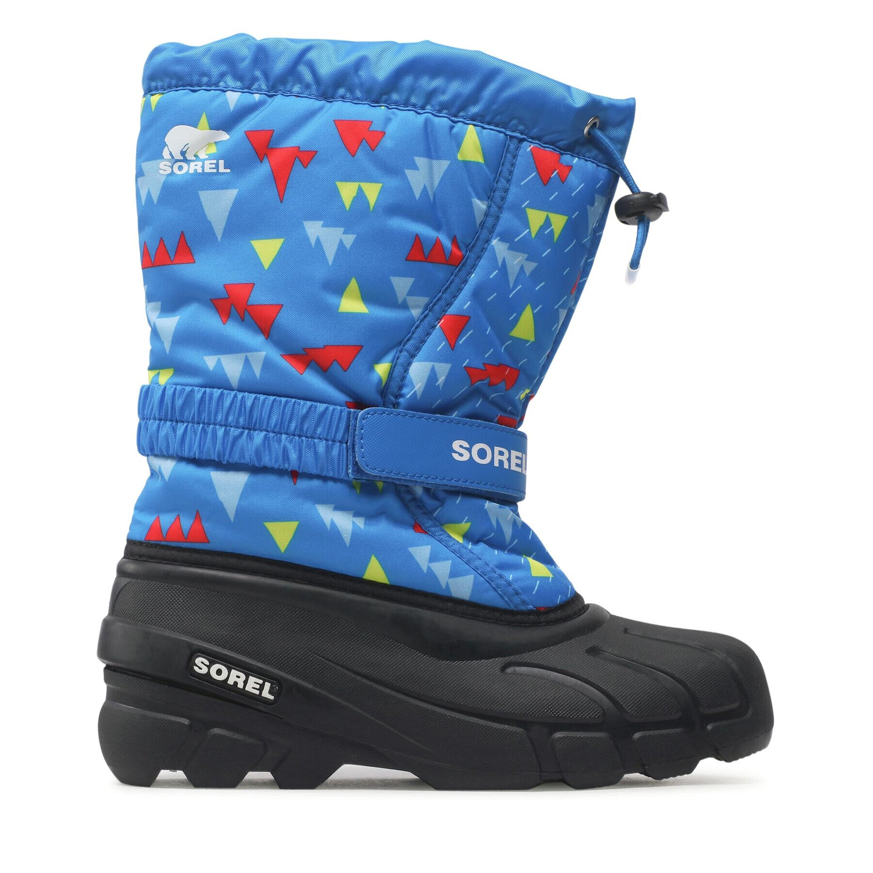 Sorel Škornji za sneg Youth Flurry Print NY3504 Modra - Pepit.si