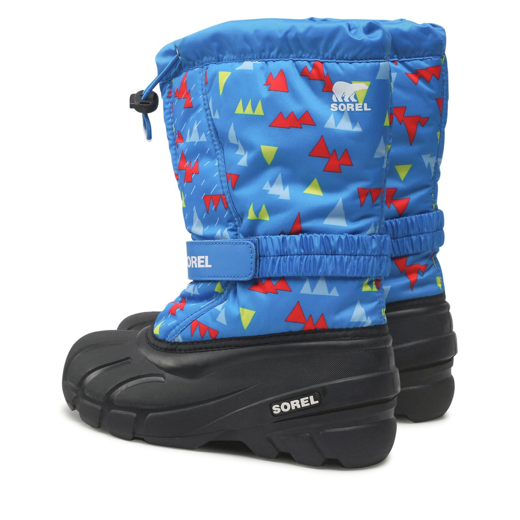 Sorel Škornji za sneg Youth Flurry Print NY3504 Modra - Pepit.si