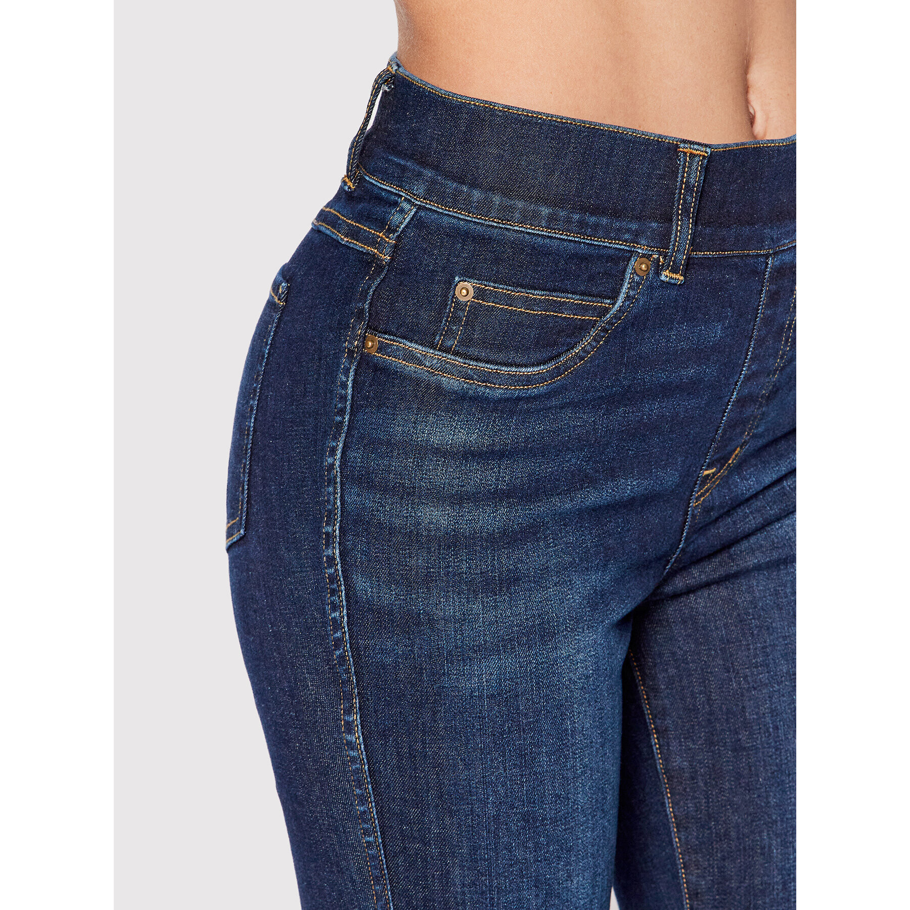 SPANX Jeans pajkice Ankle 20342R Mornarsko modra Skinny Ankle Fit - Pepit.si