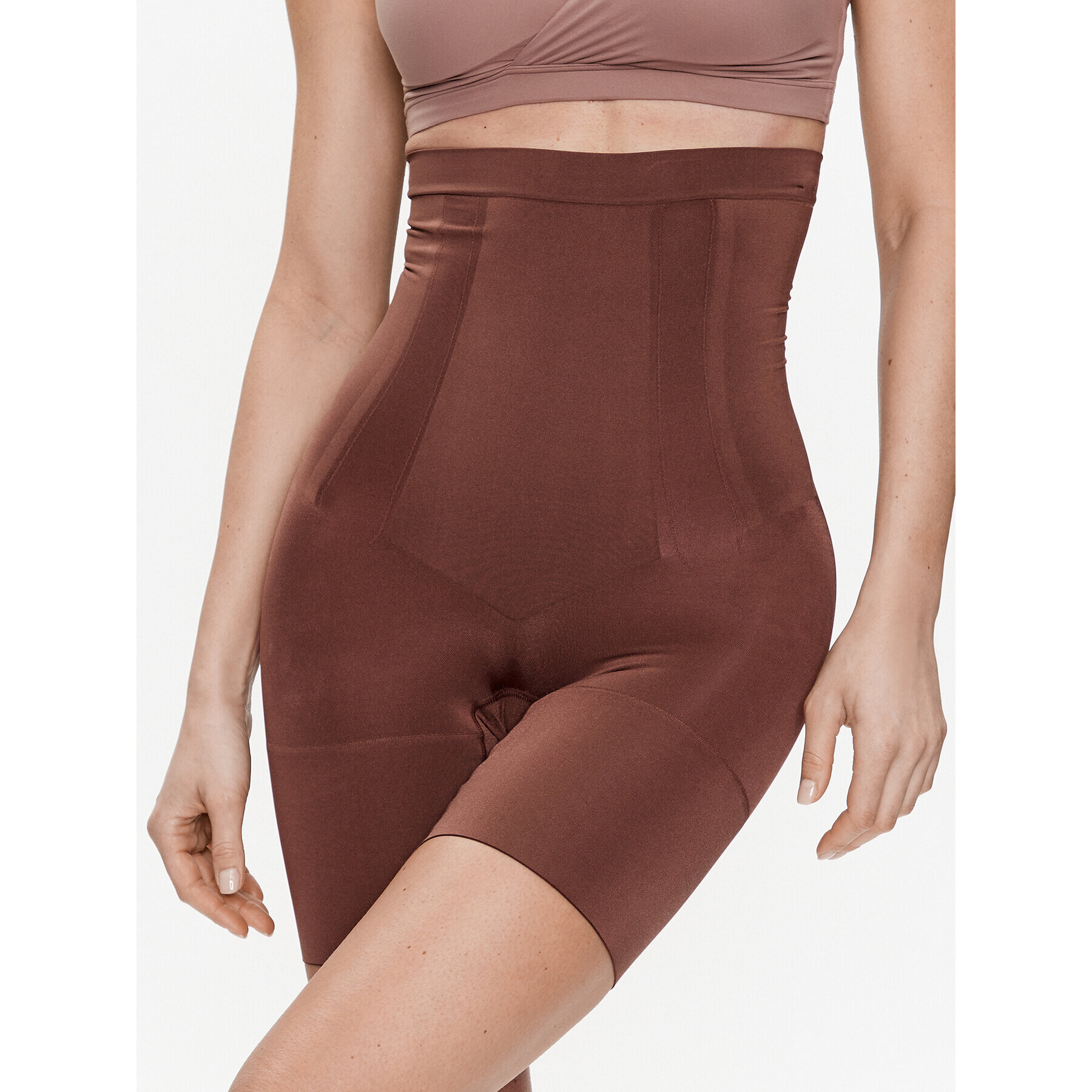 SPANX Oblikovalno perilo spodnji del Oncore High-Waist High Short SS1915 Rjava - Pepit.si