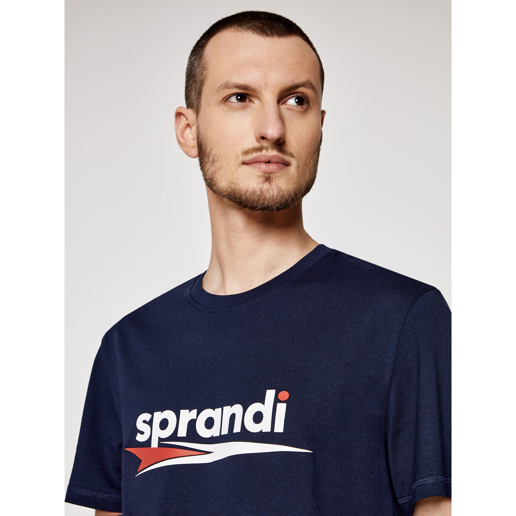 Sprandi Majica SS21-TSM004 Mornarsko modra Regular Fit - Pepit.si