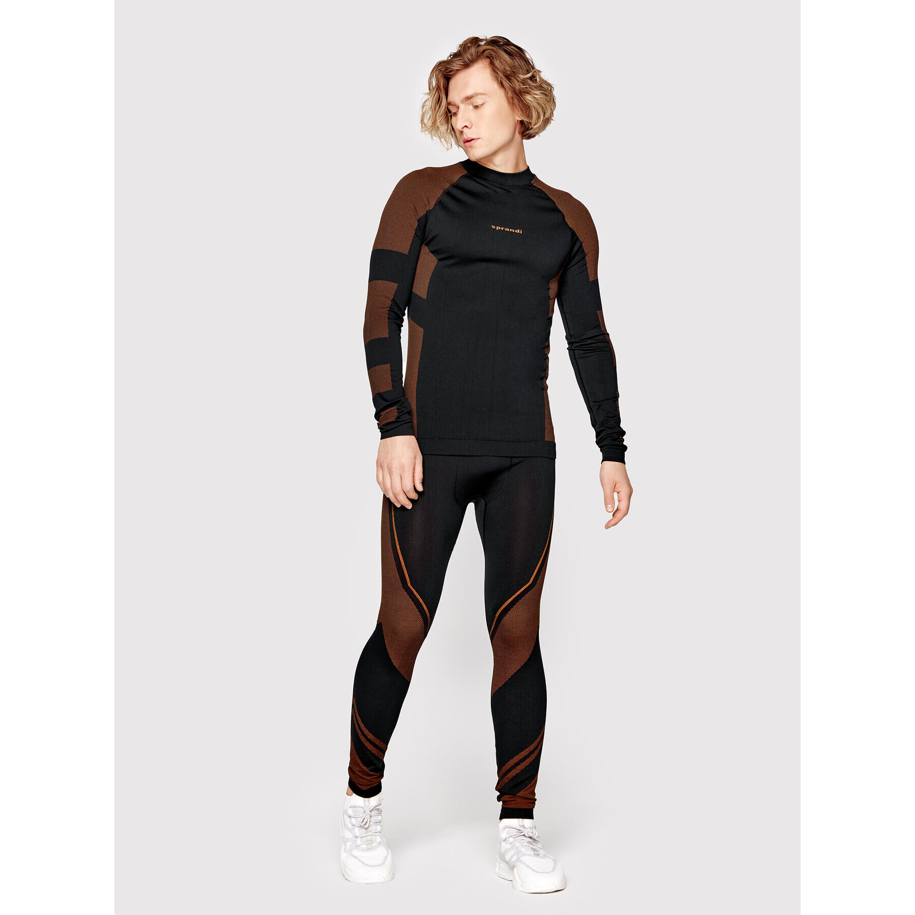 Sprandi Pajkice THERMO SP22-LEGM500 Črna Slim Fit - Pepit.si