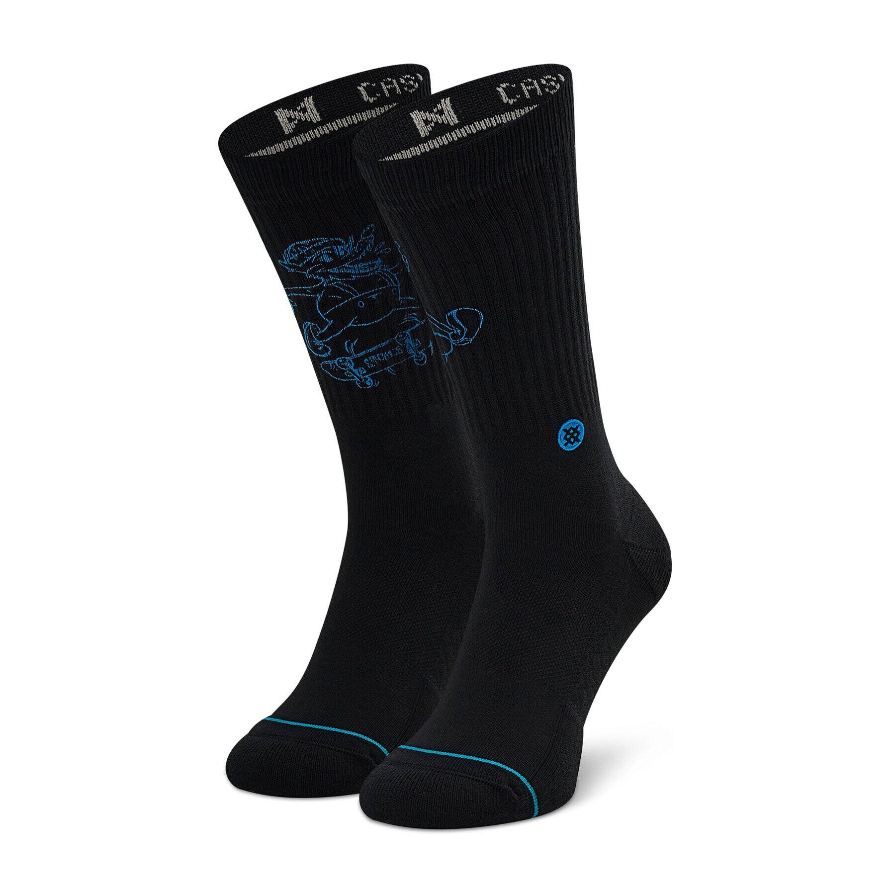 Stance Visoke nogavice Unisex Wolfman A556A22WOL Črna - Pepit.si