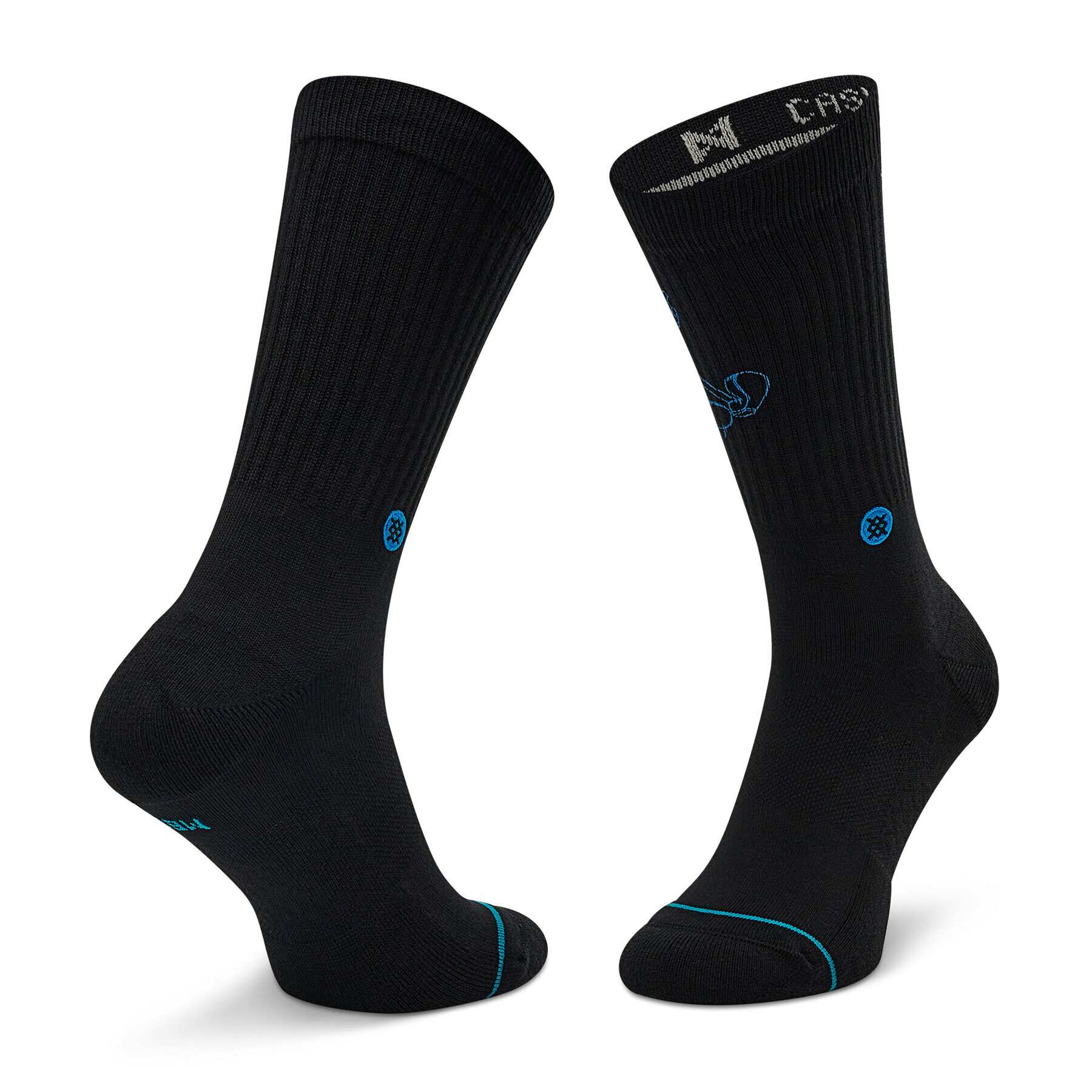 Stance Visoke nogavice Unisex Wolfman A556A22WOL Črna - Pepit.si