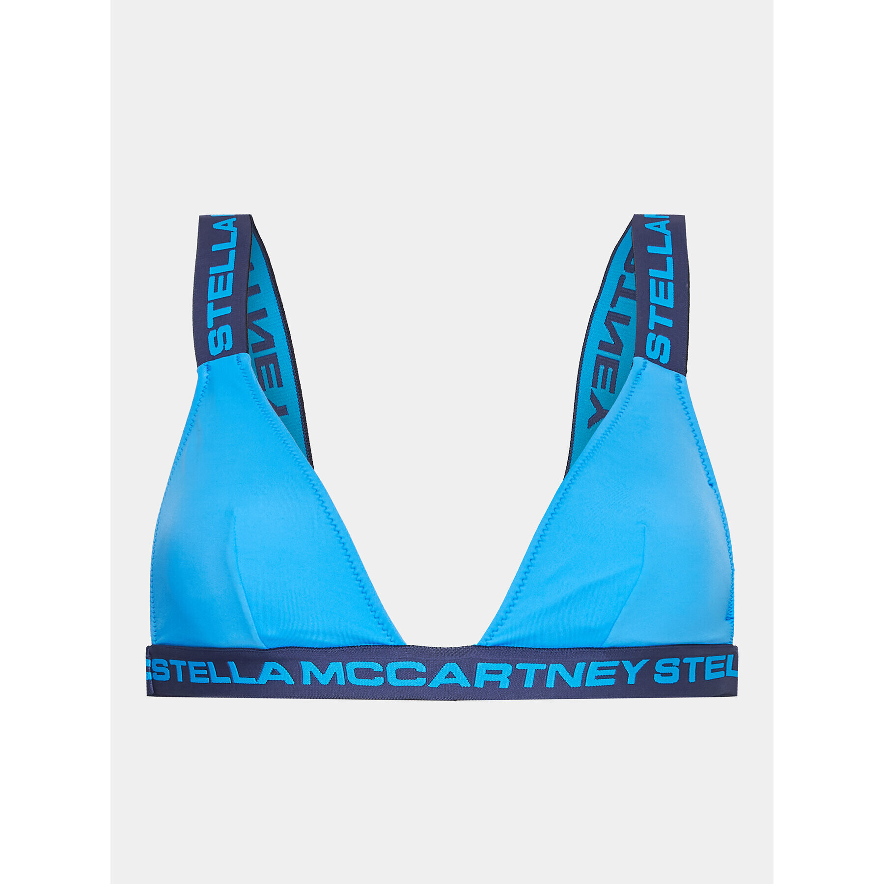 Stella McCartney Gornji del bikini Logo Classic S7BY81890.45612 Modra - Pepit.si