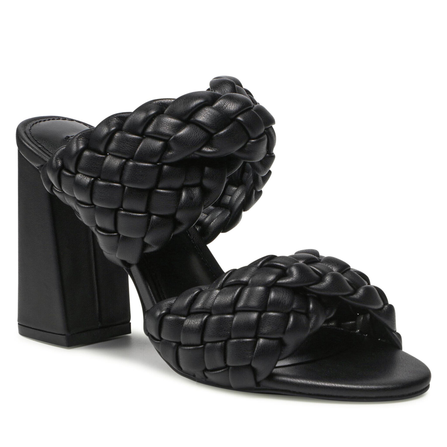 Steve Madden Natikači Twisted SM11001923-02002-184 Črna - Pepit.si