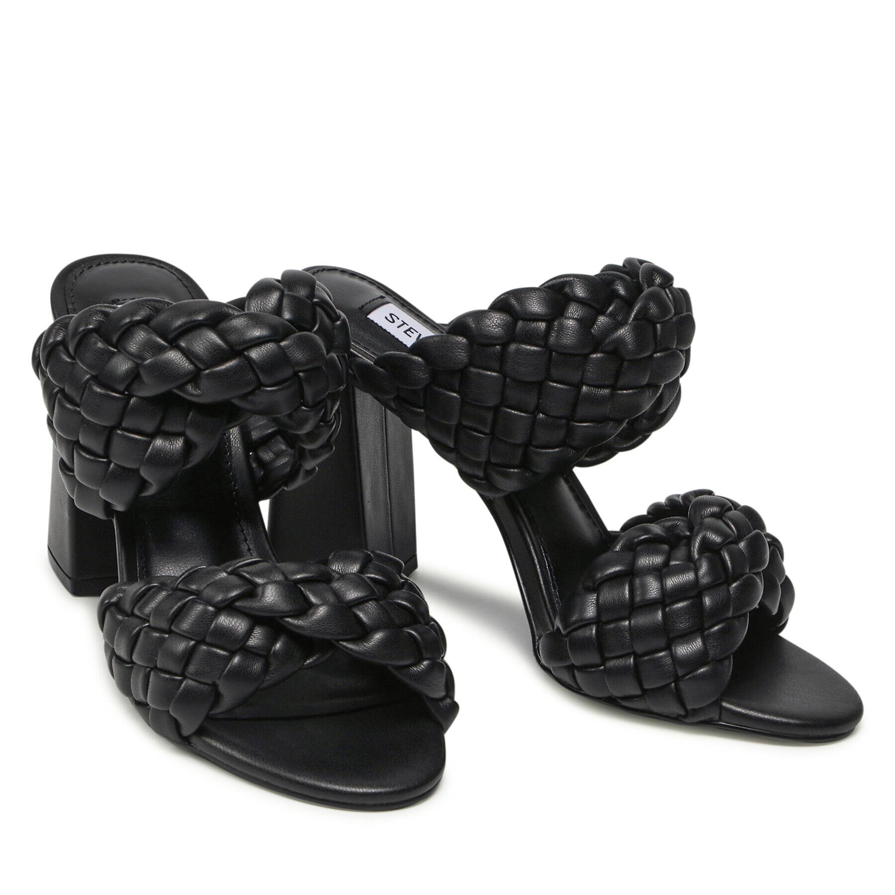 Steve Madden Natikači Twisted SM11001923-02002-184 Črna - Pepit.si