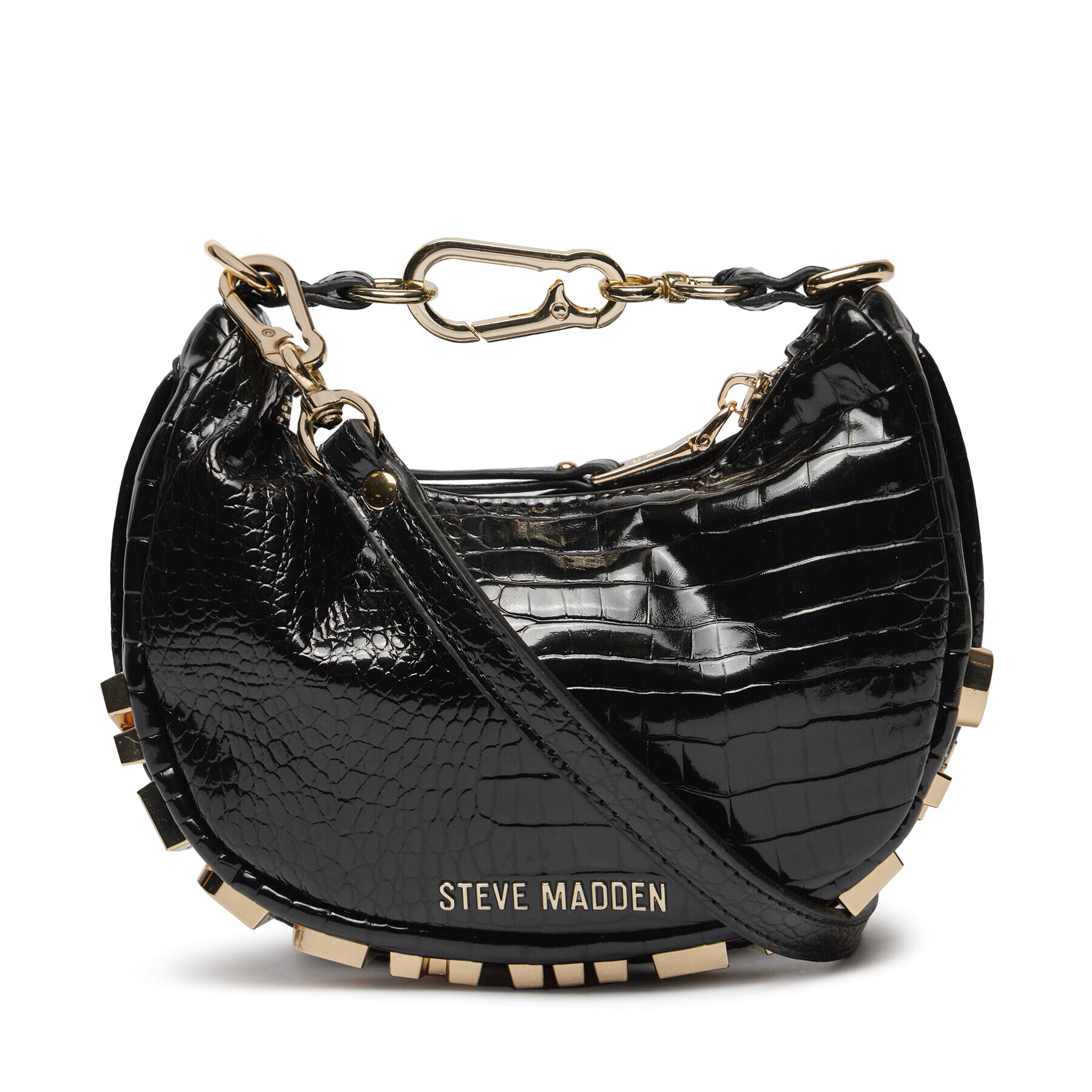 Steve Madden Ročna torba Brisky-C SM13001133-B-G Črna - Pepit.si