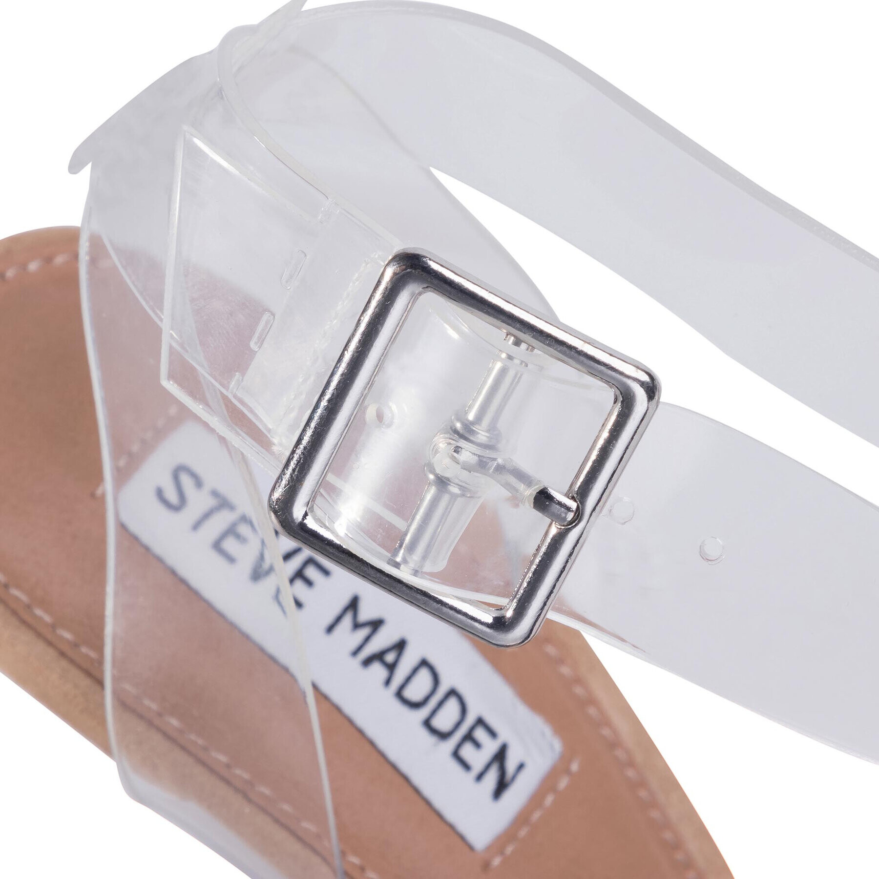 Steve Madden Sandali Clearer SM11000390-02002-494 Bela - Pepit.si