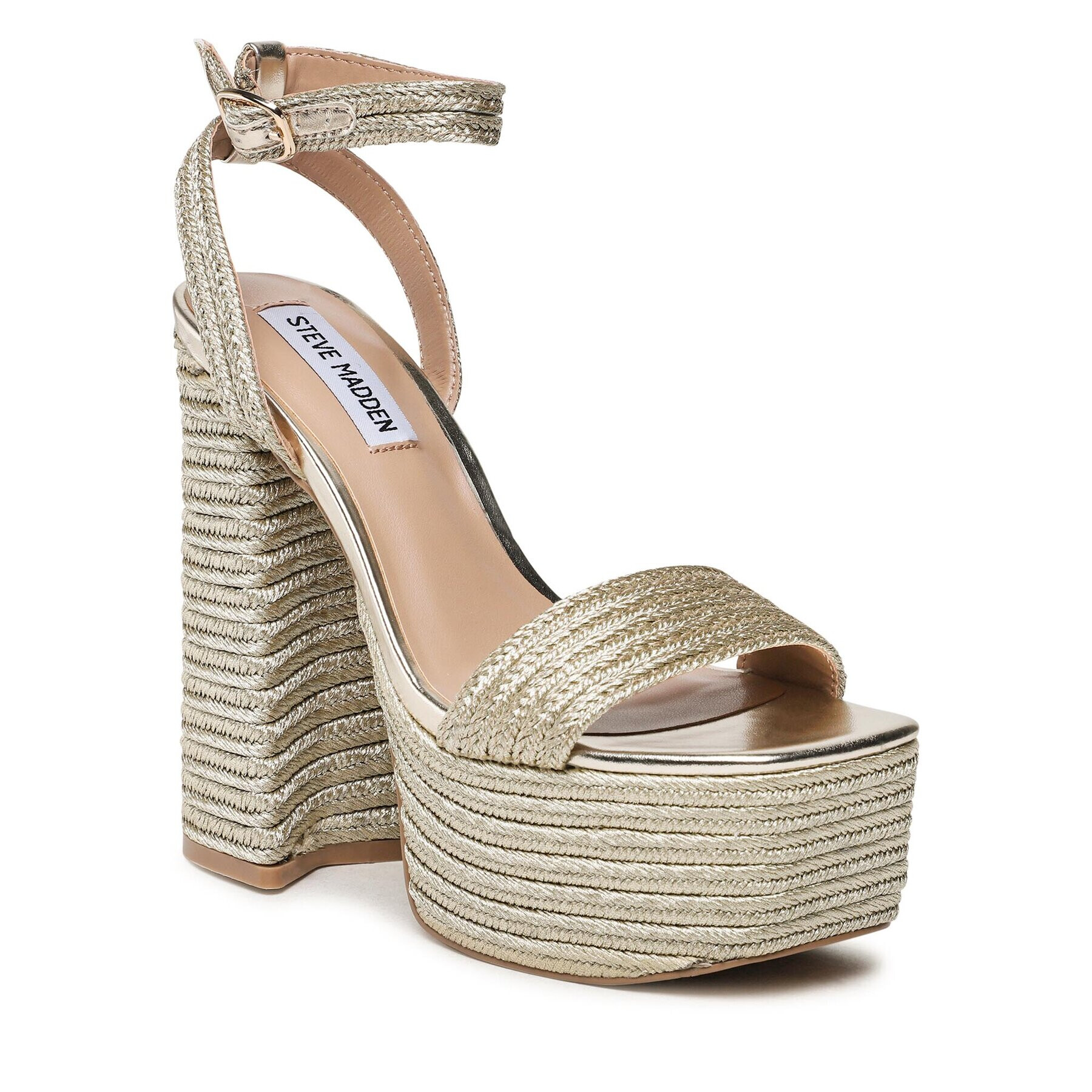 Steve Madden Sandali Layered SM11002428-LGL Zlata - Pepit.si