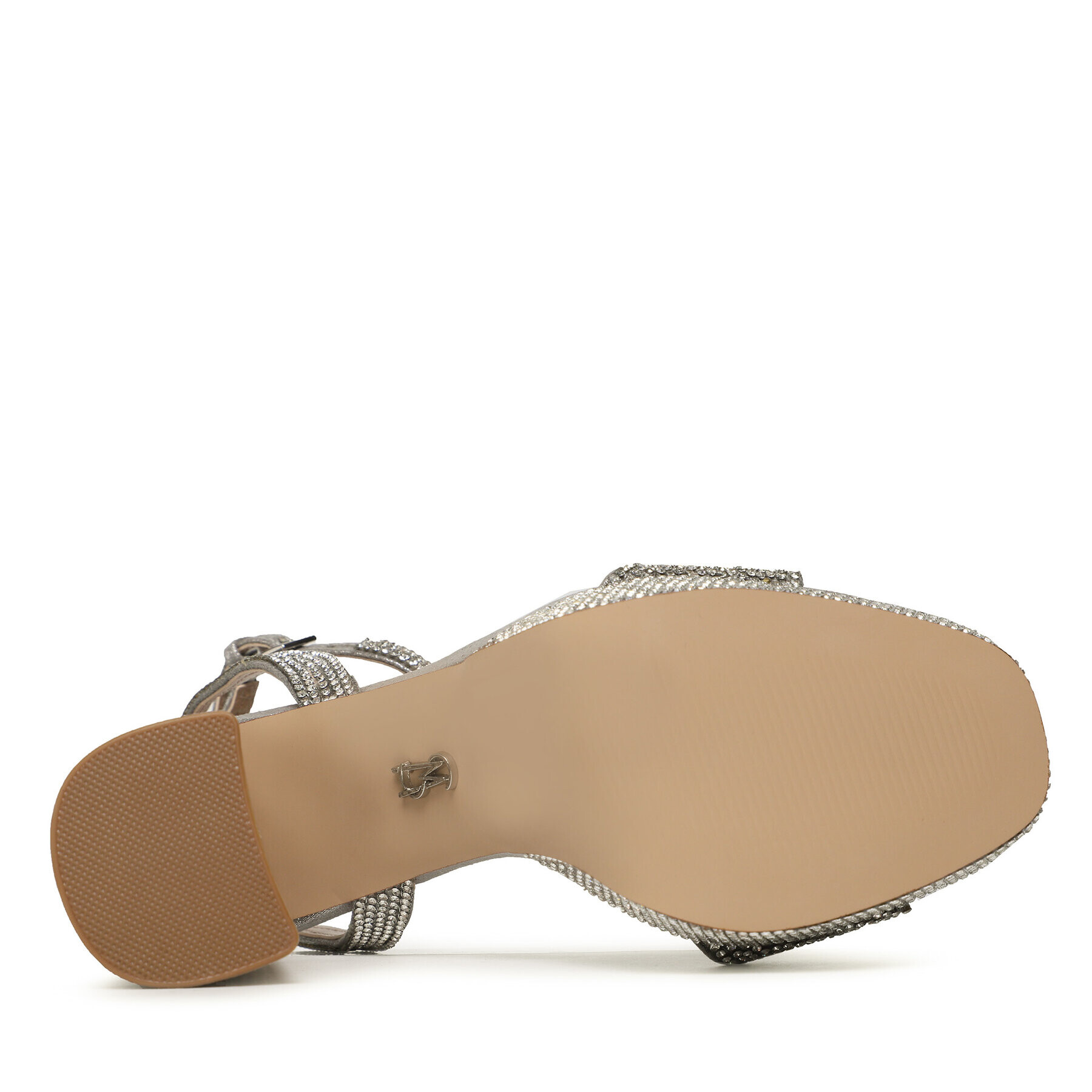 Steve Madden Sandali Lessa-R SM11002394-998 Srebrna - Pepit.si