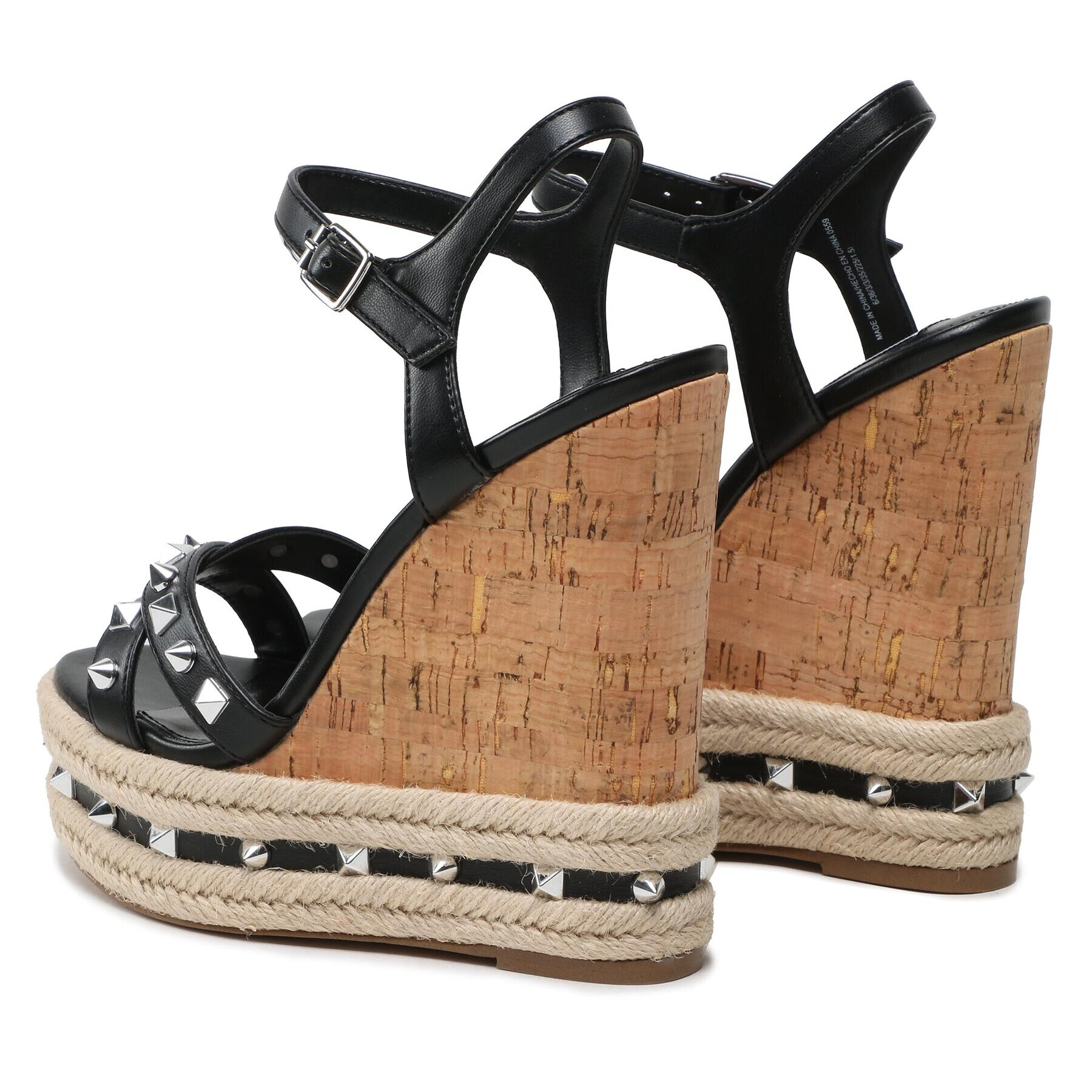 Steve Madden Sandali Madalyn SM11002421-001 Črna - Pepit.si