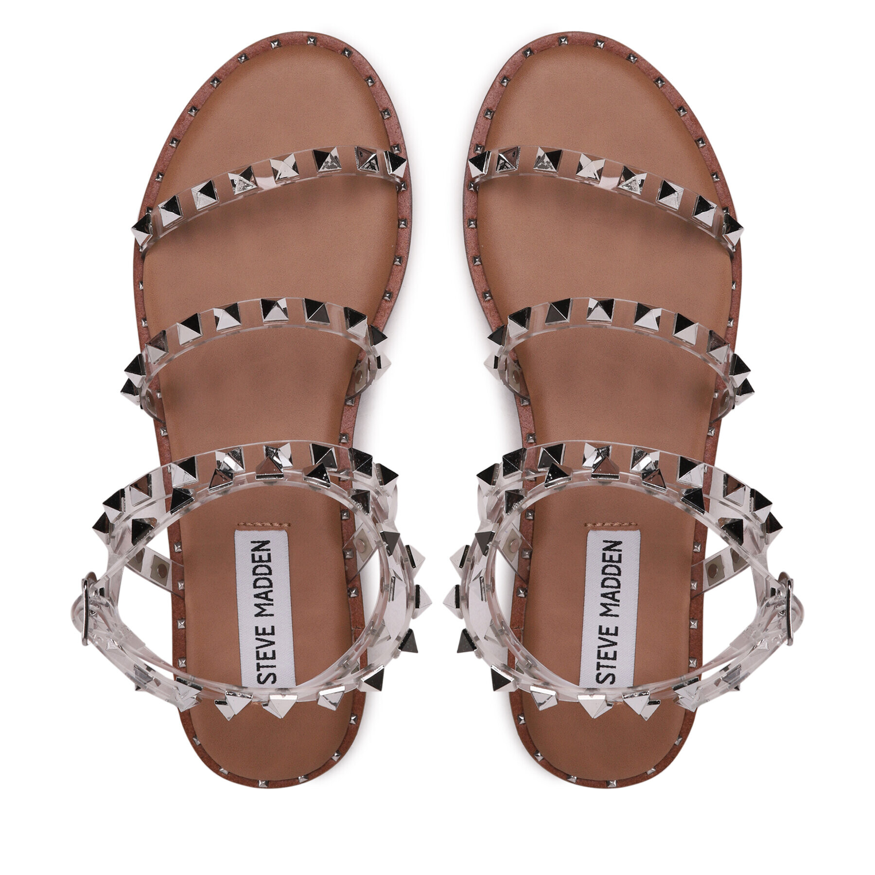 Steve Madden Sandali Travel SM11001114-494 Bež - Pepit.si