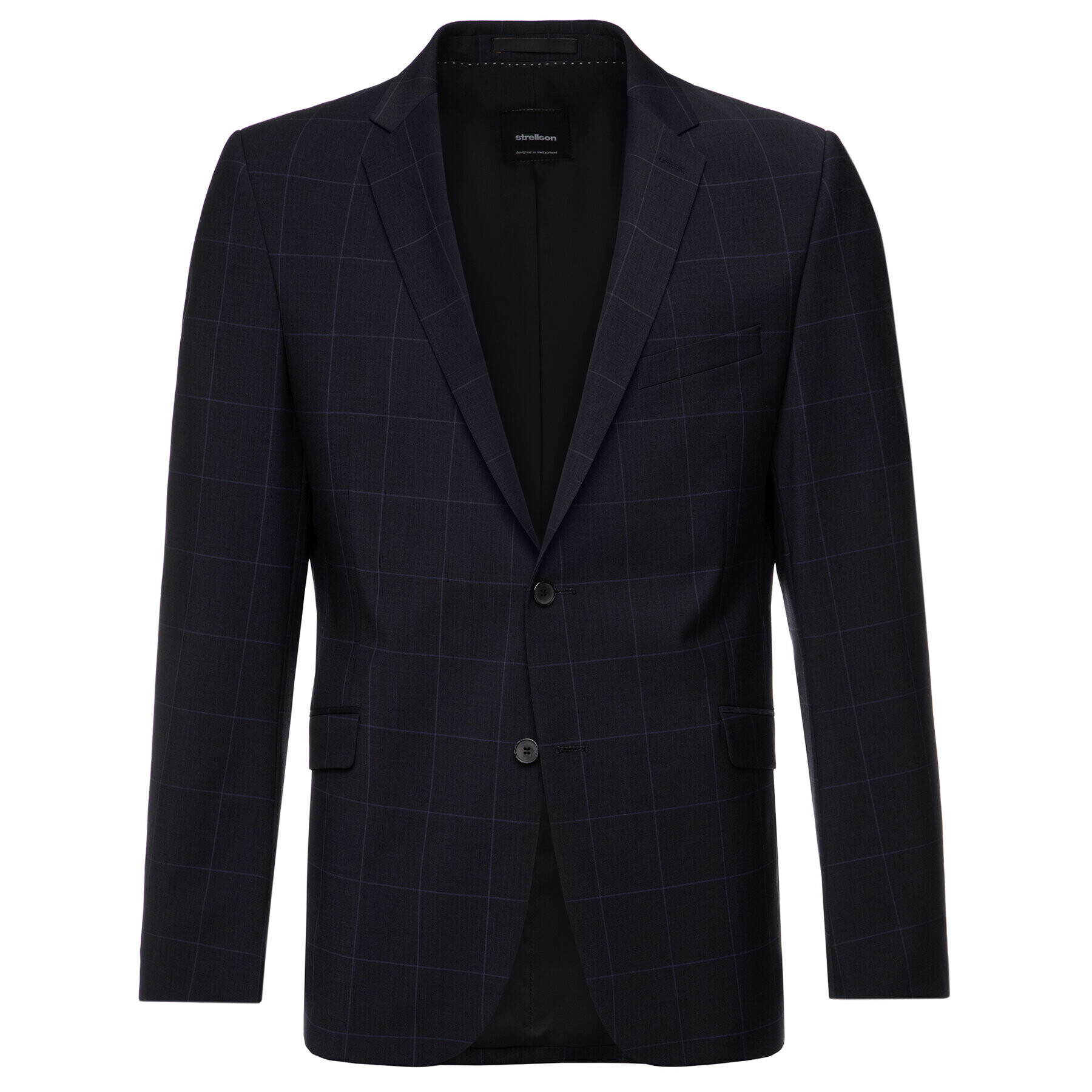 Strellson Suknjič 30018232 Mornarsko modra Slim Fit - Pepit.si