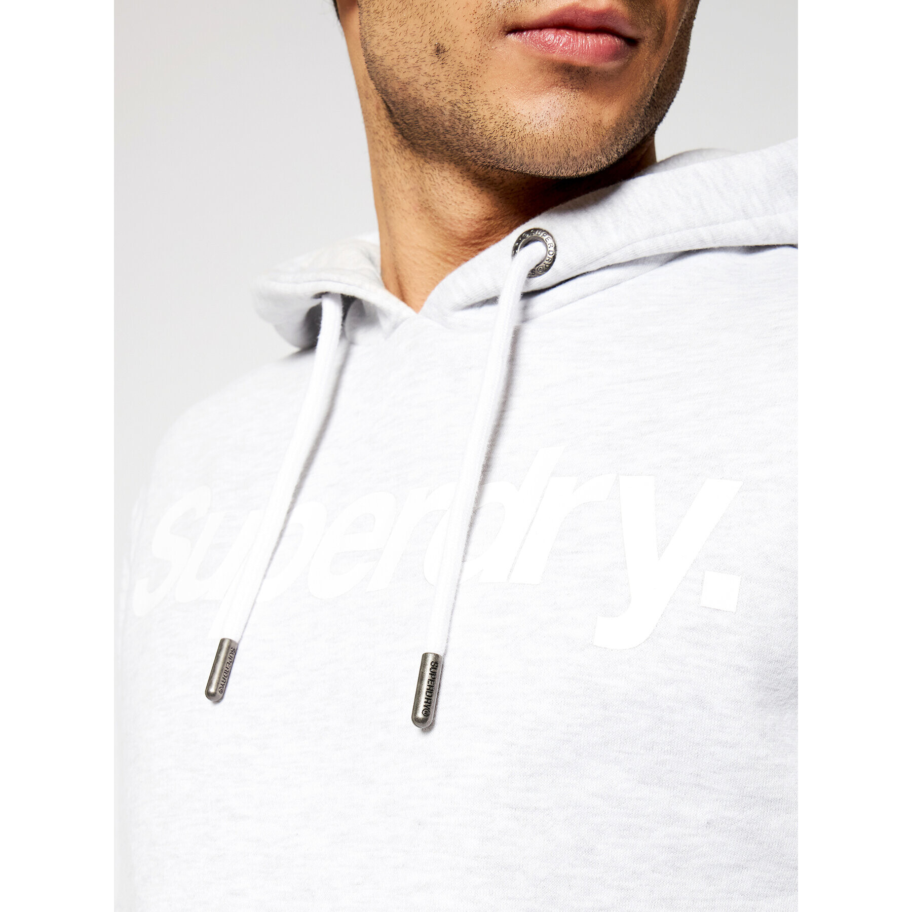 Superdry Jopa Cl Ns Hood Siva Regular Fit - Pepit.si