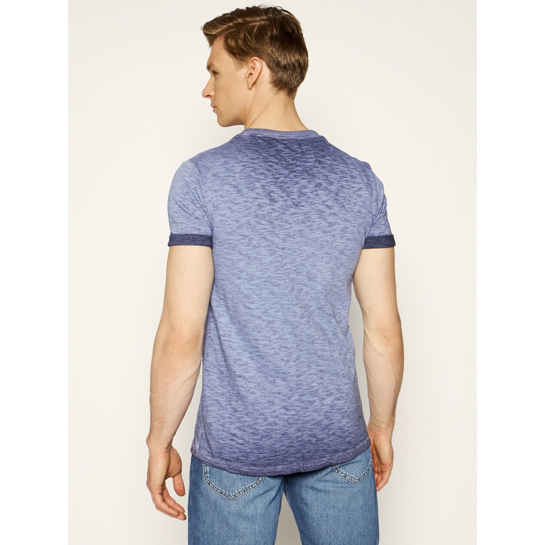 Superdry Majica Ol Low Roller Tee M1010025A Modra Regular Fit - Pepit.si