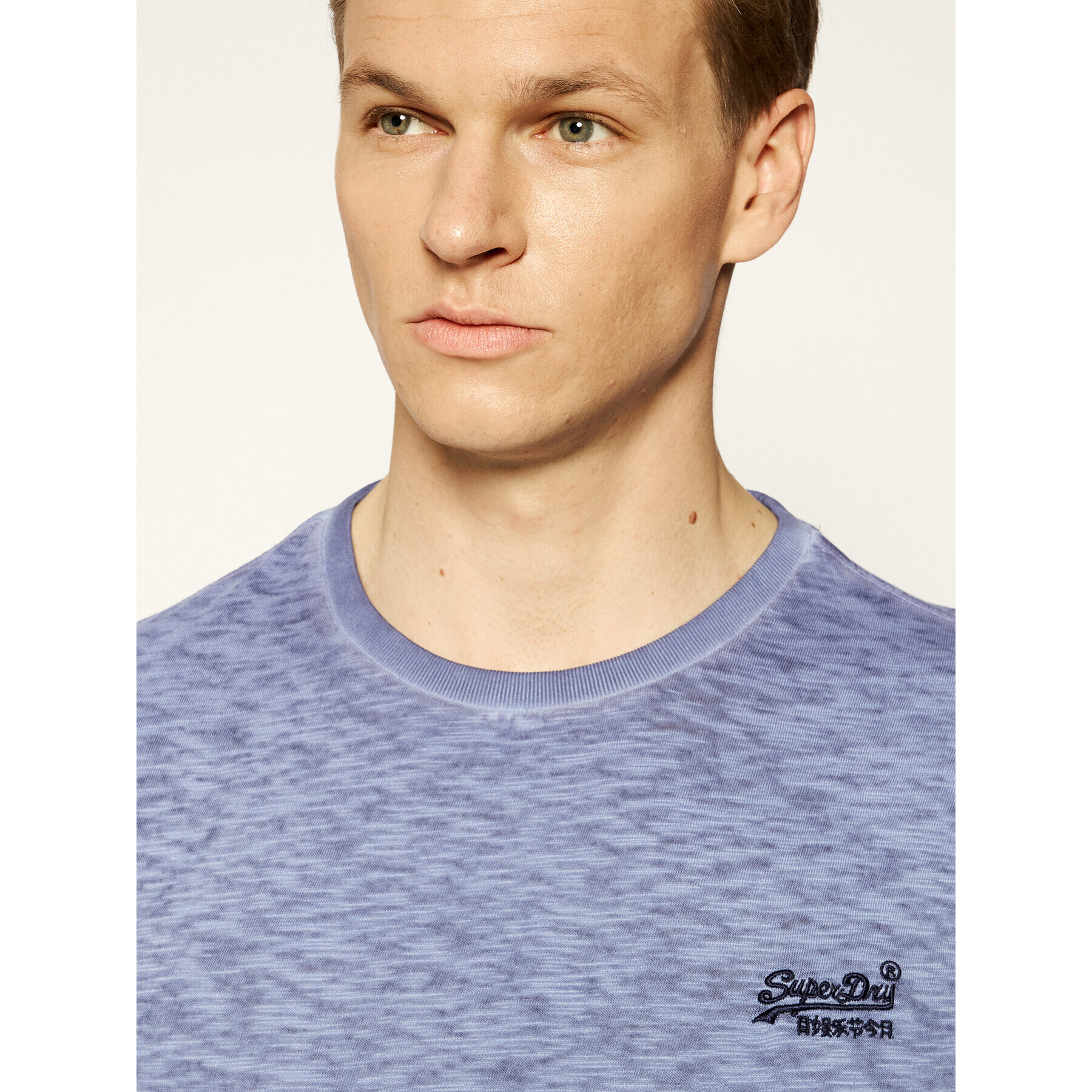 Superdry Majica Ol Low Roller Tee M1010025A Modra Regular Fit - Pepit.si