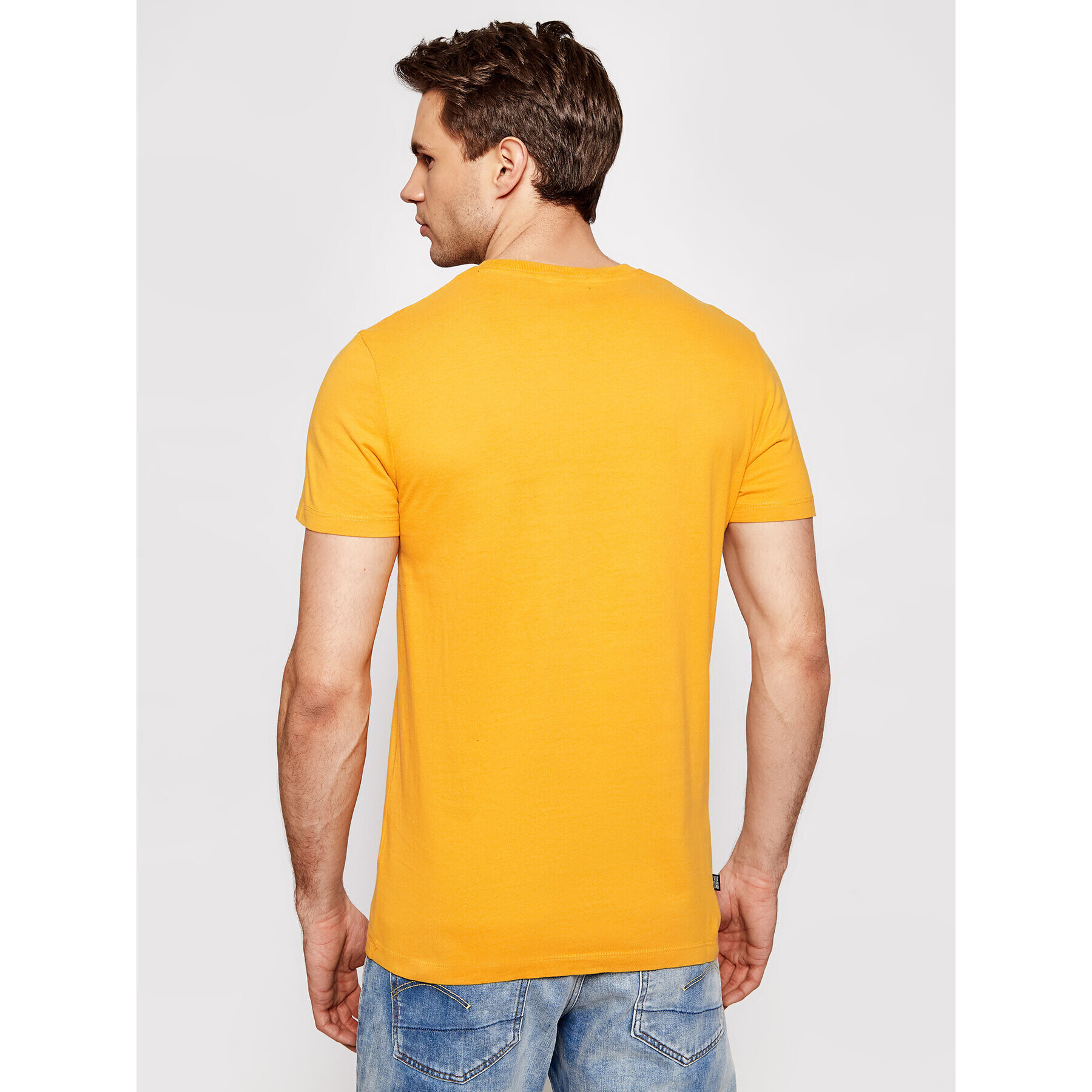 Superdry Majica Ol Vintage Emb Tee M1000020A Rumena Regular Fit - Pepit.si