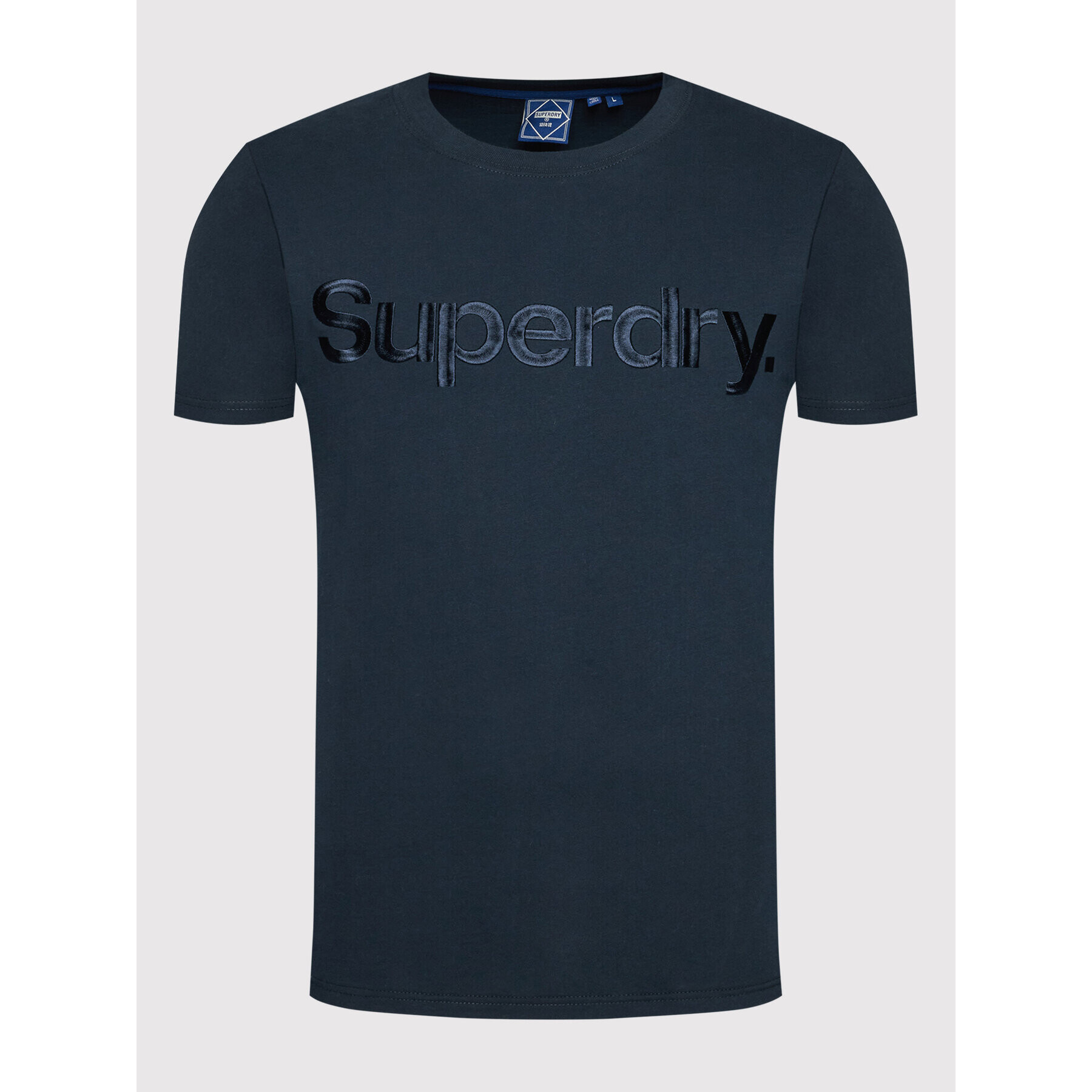 Superdry Majica Source Tee M1011337A Mornarsko modra Regular Fit - Pepit.si