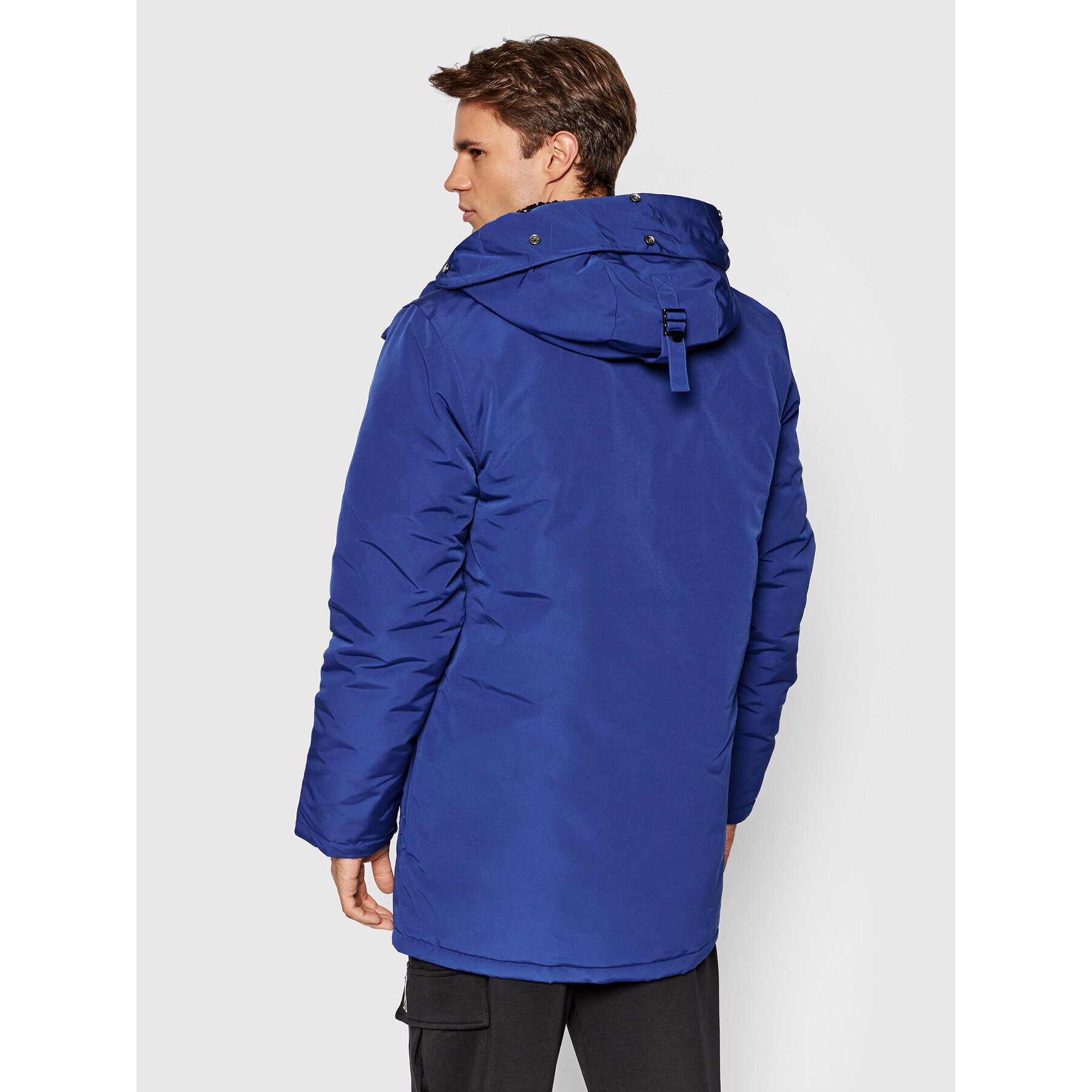 Superdry Parka Everest M5011192A Modra Regular Fit - Pepit.si