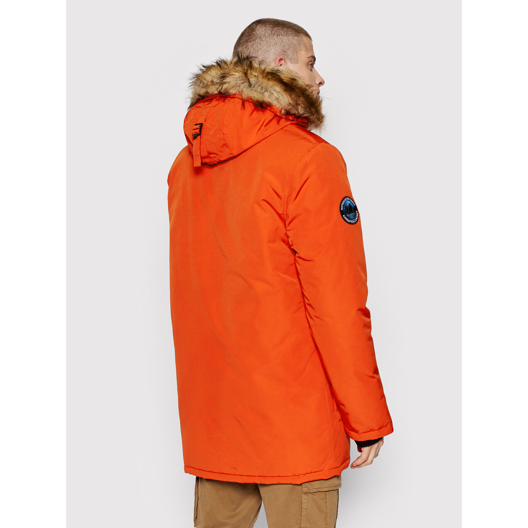 Superdry Parka Everest M5011192A Oranžna Regular Fit - Pepit.si