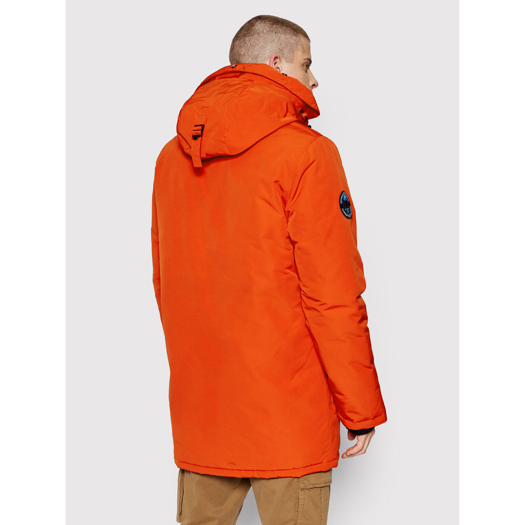 Superdry Parka Everest M5011192A Oranžna Regular Fit - Pepit.si