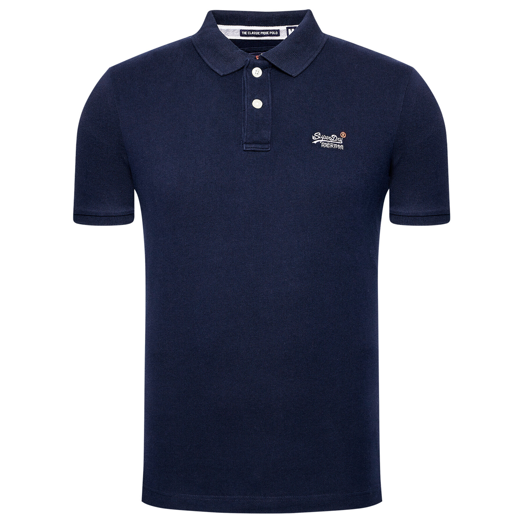 Superdry Polo majica Classic Pique M1110031A Mornarsko modra Regular Fit - Pepit.si