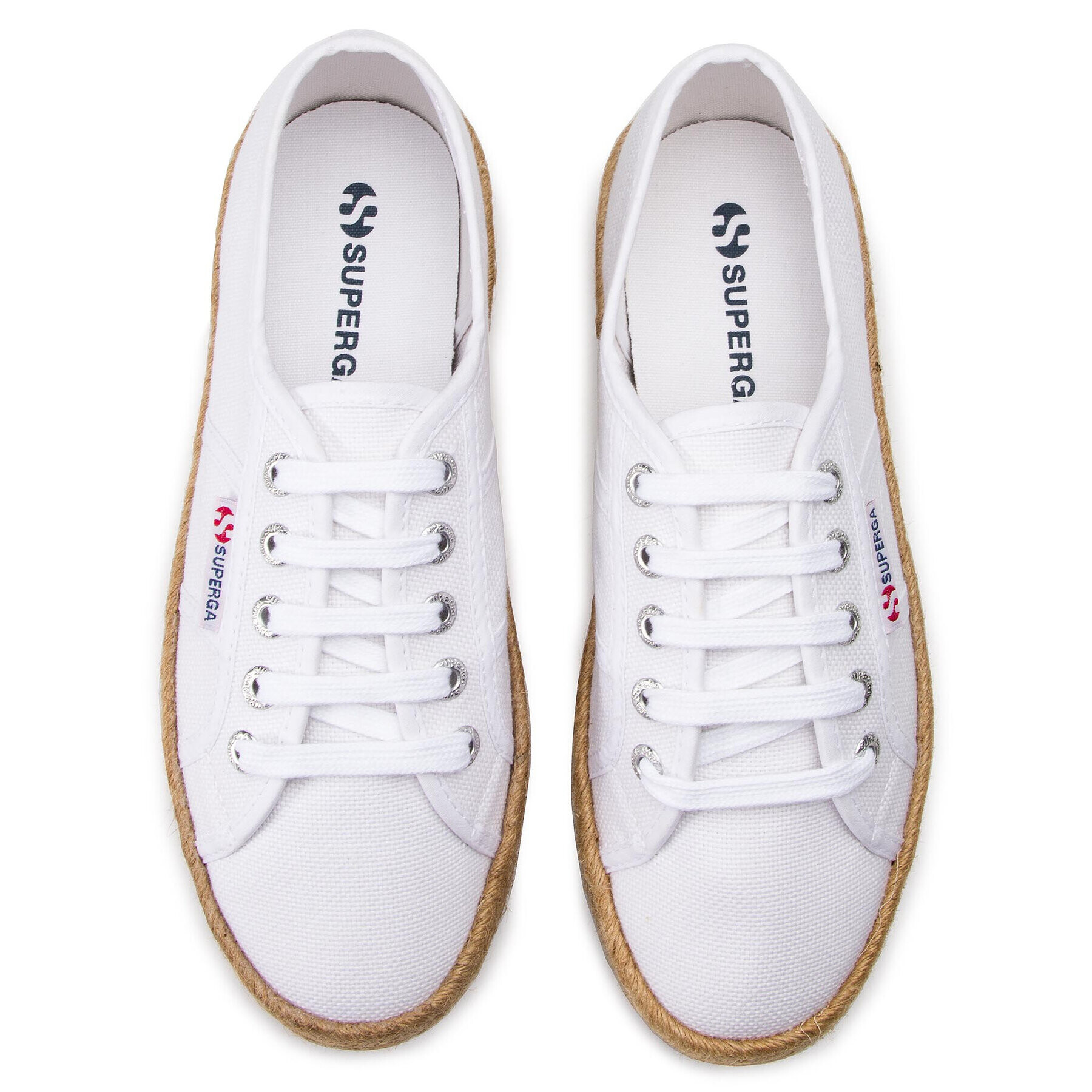 Superga Espadrile 2730 Cotropew S00CF20 Bela - Pepit.si