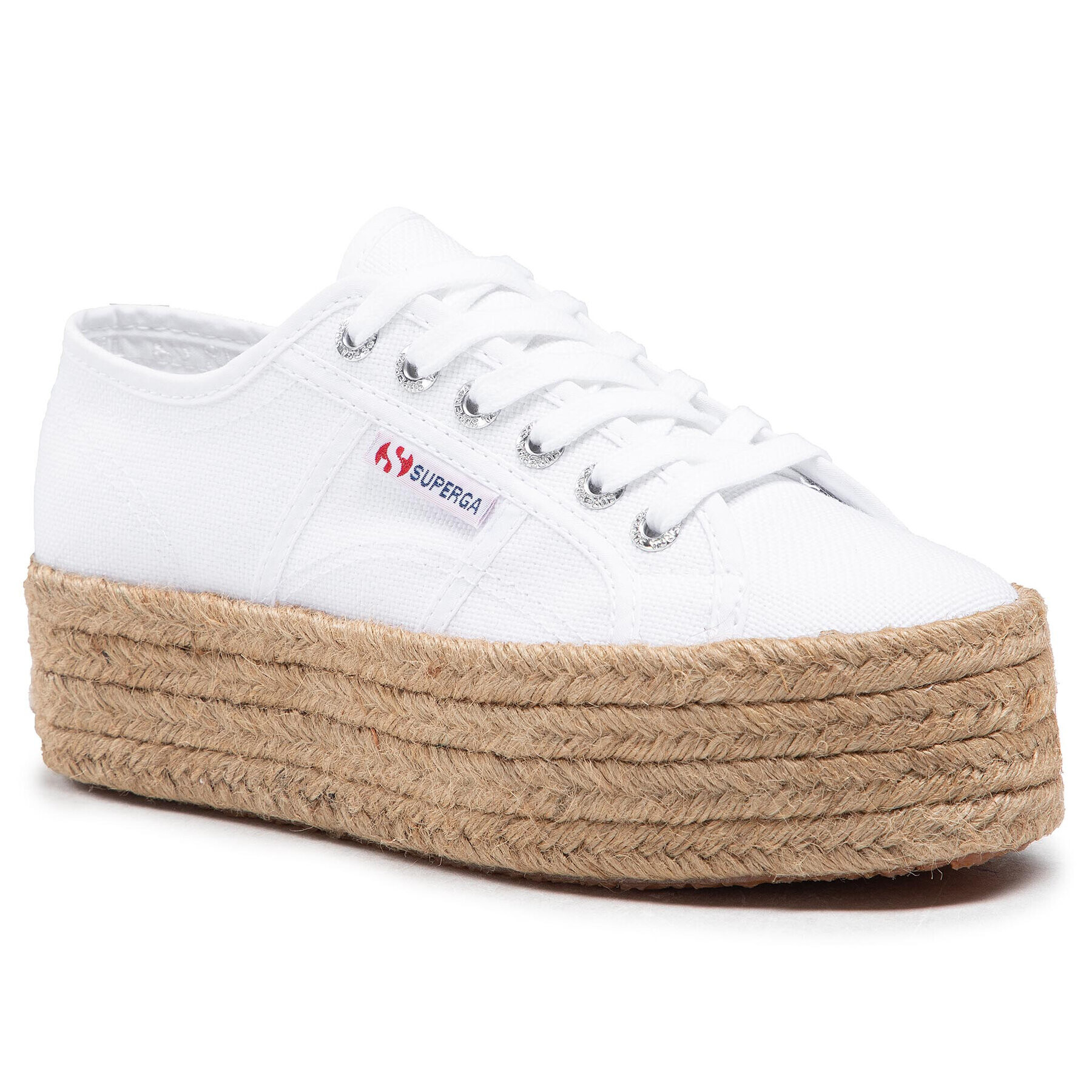 Superga Espadrile 2790 Rope S51186W Bela - Pepit.si