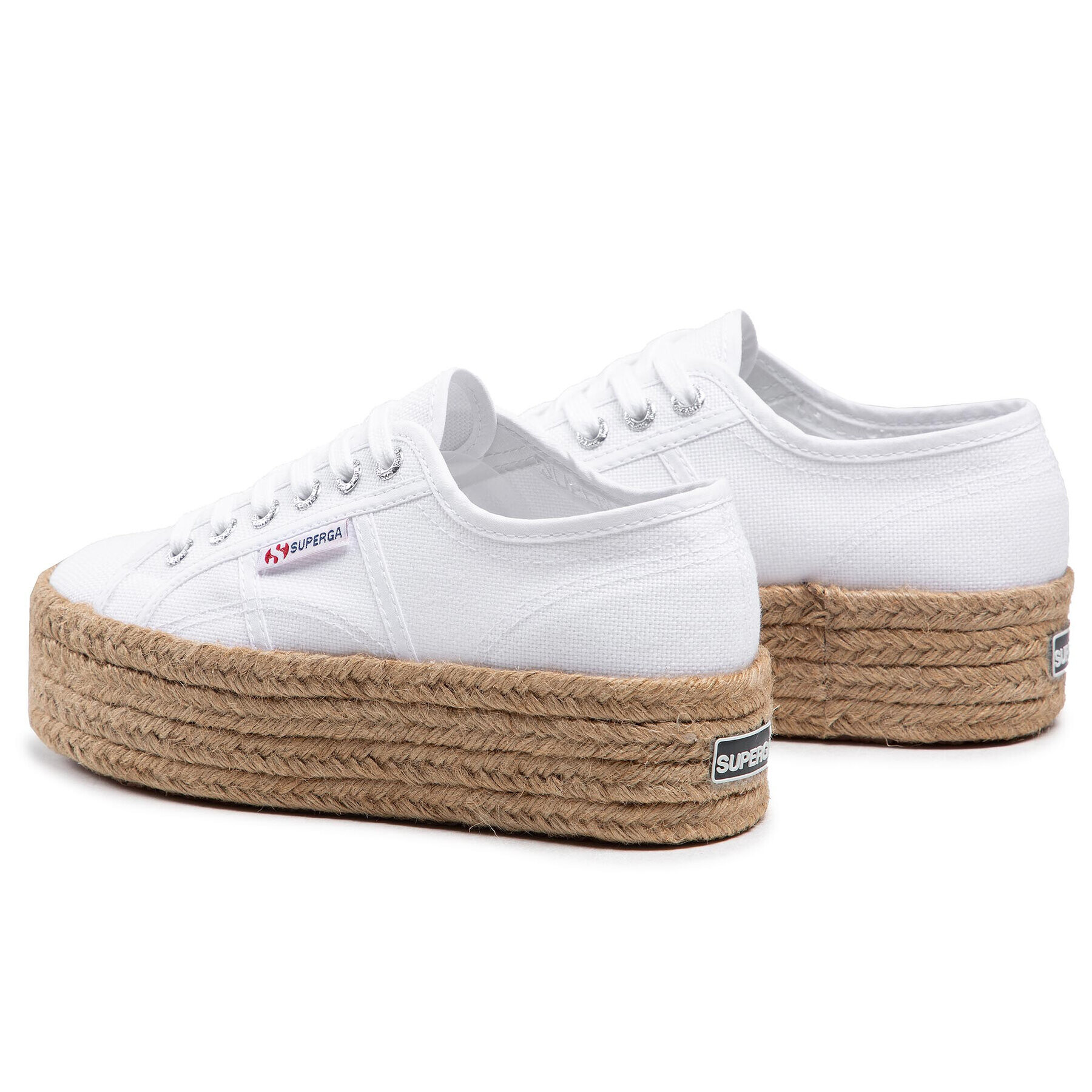 Superga Espadrile 2790 Rope S51186W Bela - Pepit.si