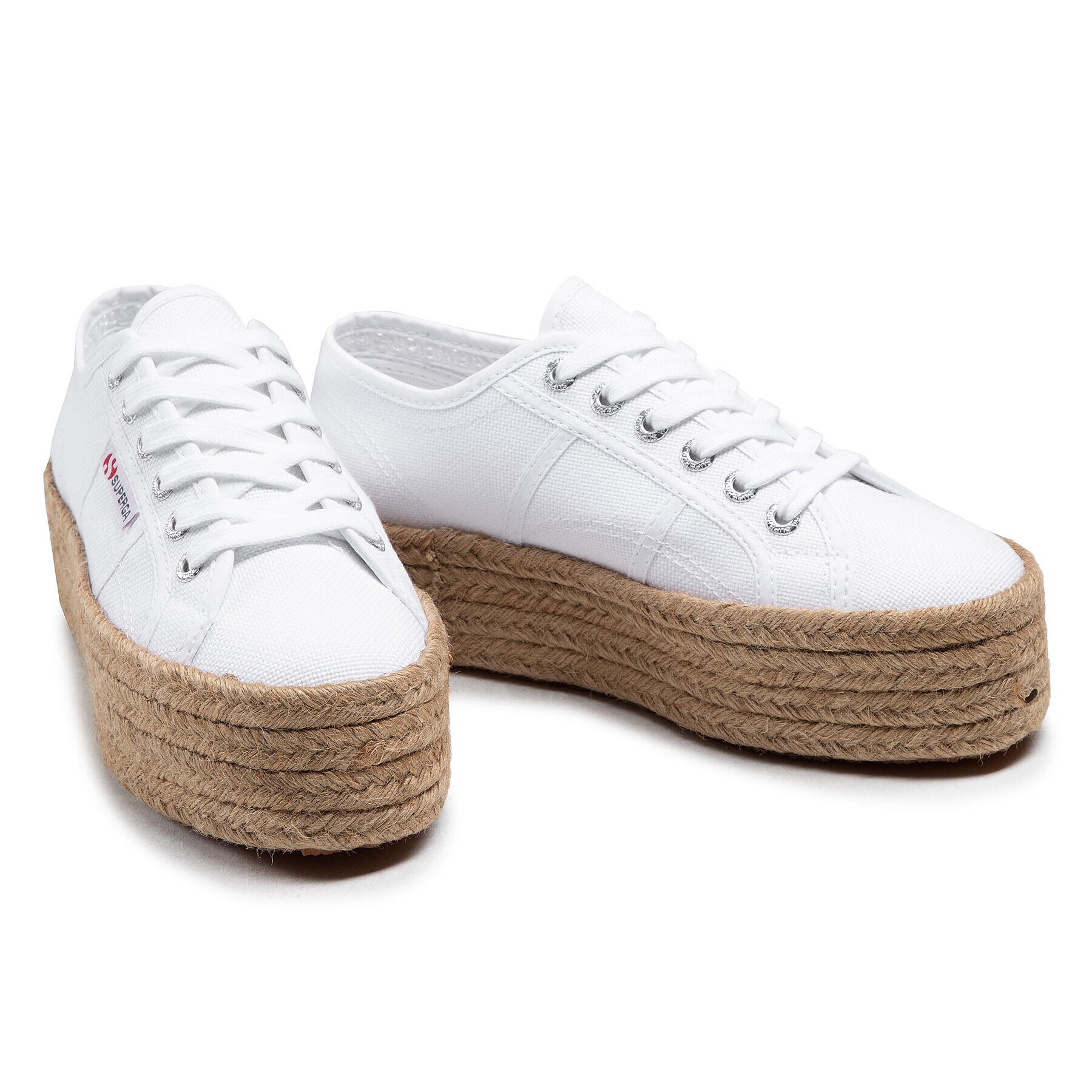 Superga Espadrile 2790 Rope S51186W Bela - Pepit.si