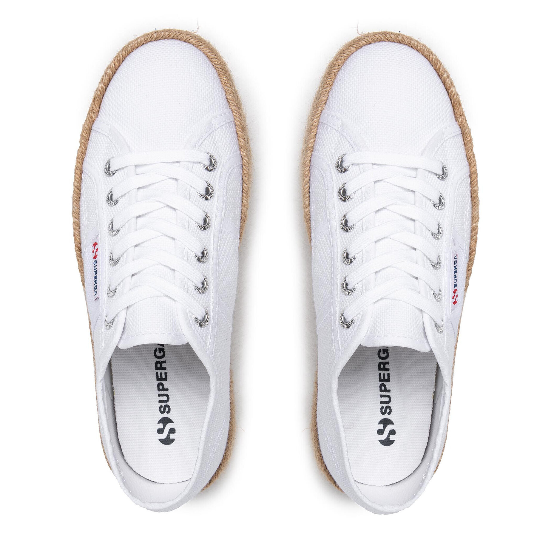 Superga Espadrile 2790 Rope S51186W Bela - Pepit.si