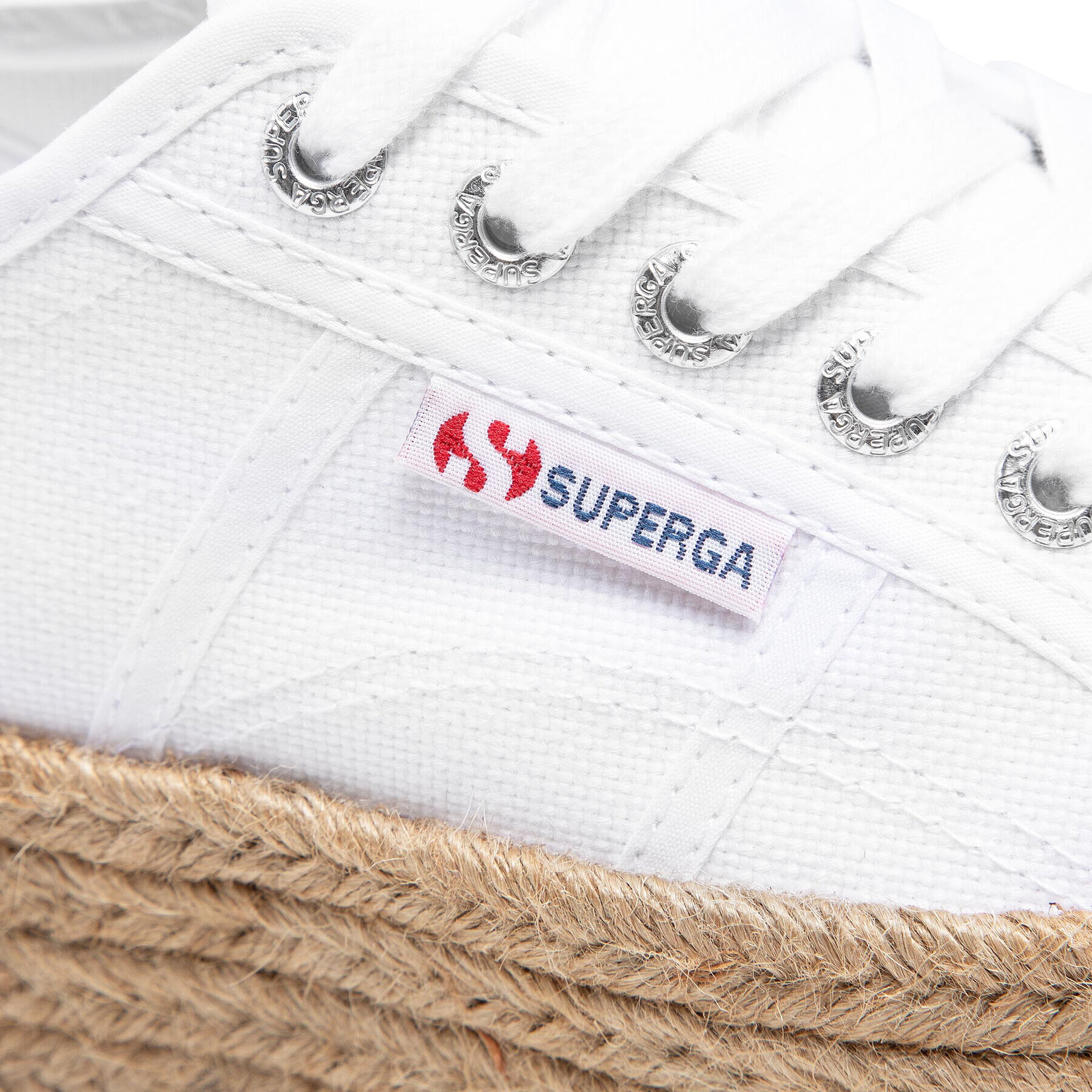 Superga Espadrile 2790 Rope S51186W Bela - Pepit.si