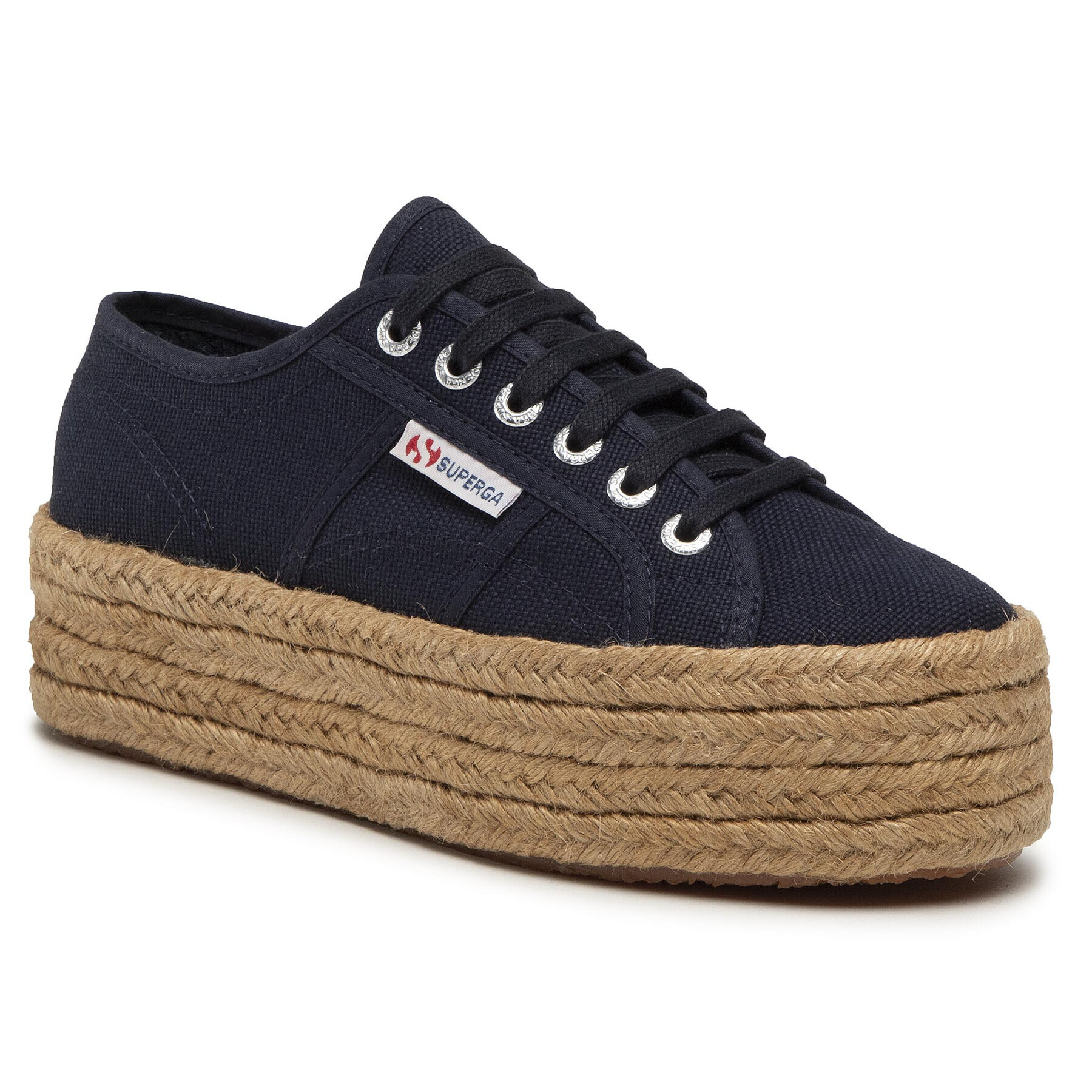 Superga Espadrile 2790 Rope S51186W Mornarsko modra - Pepit.si