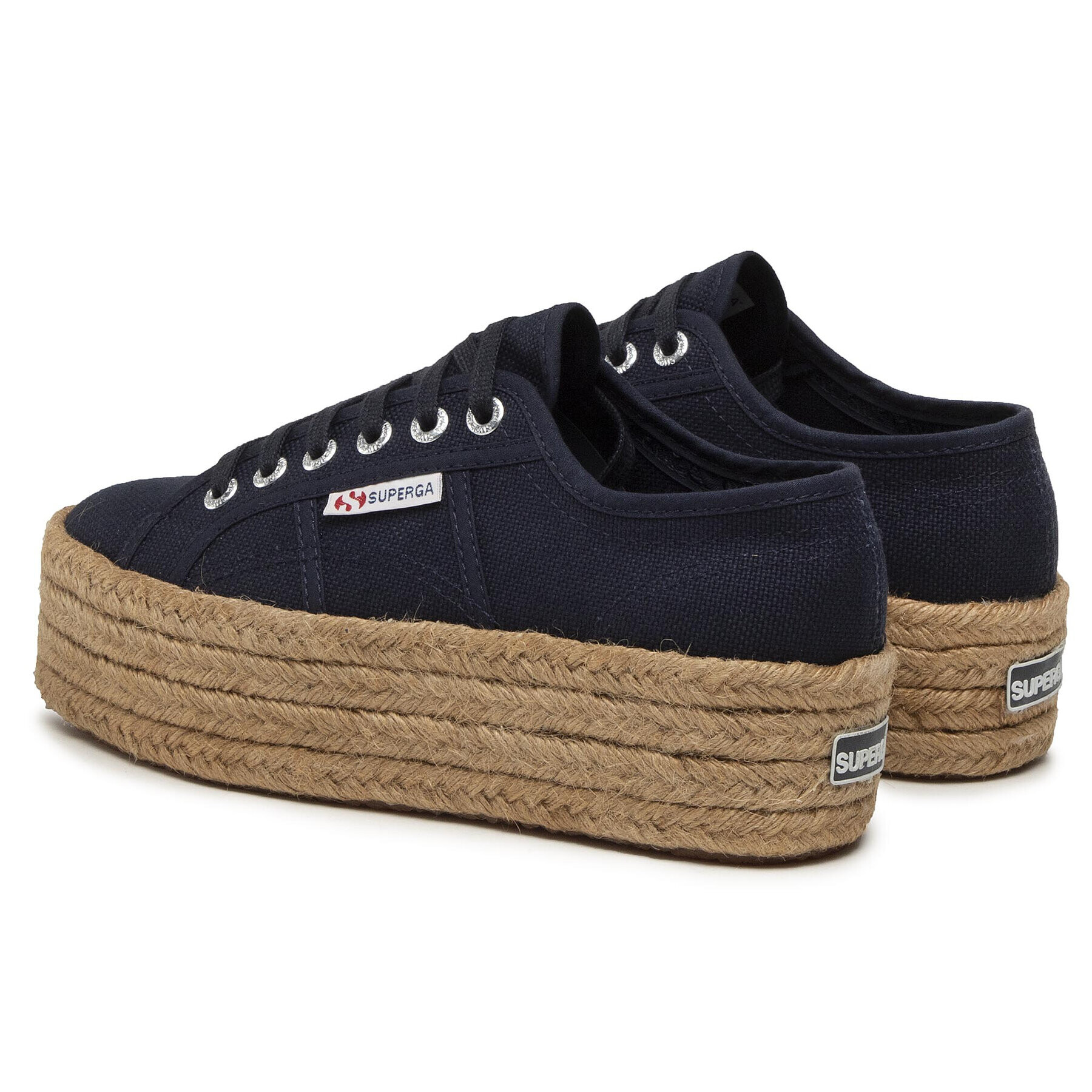 Superga Espadrile 2790 Rope S51186W Mornarsko modra - Pepit.si