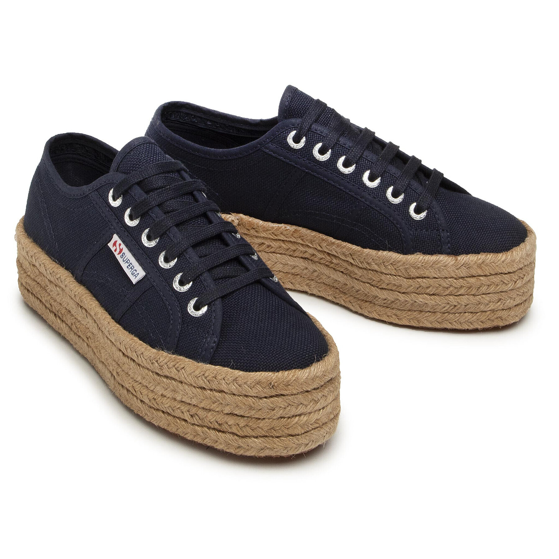 Superga Espadrile 2790 Rope S51186W Mornarsko modra - Pepit.si