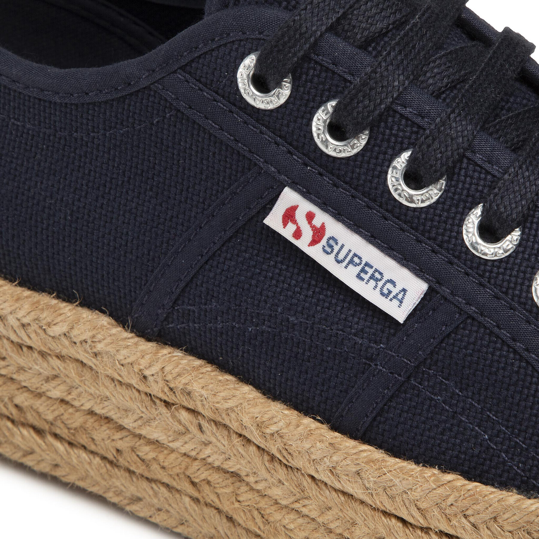 Superga Espadrile 2790 Rope S51186W Mornarsko modra - Pepit.si