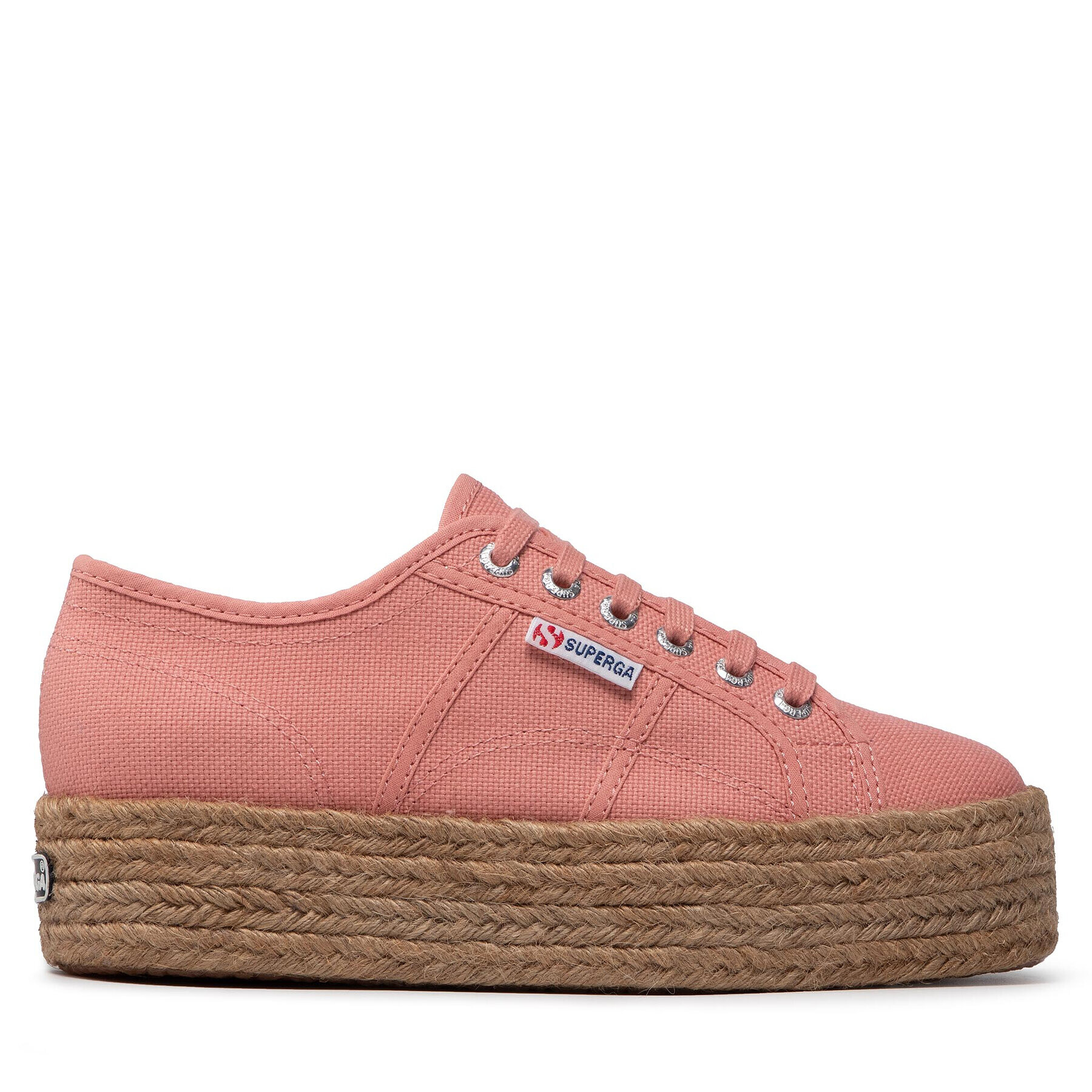 Superga Espadrile 2790 Rope S51186W Roza - Pepit.si