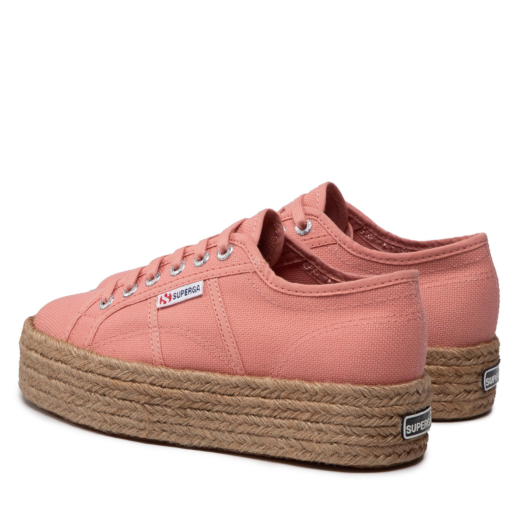 Superga Espadrile 2790 Rope S51186W Roza - Pepit.si