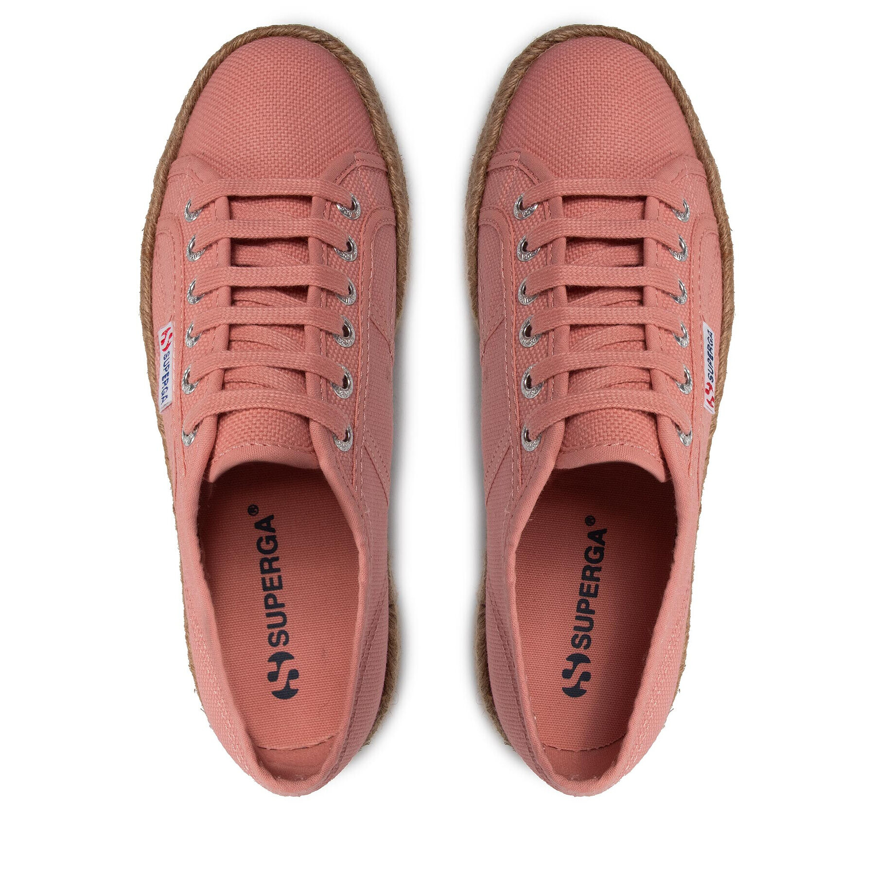 Superga Espadrile 2790 Rope S51186W Roza - Pepit.si