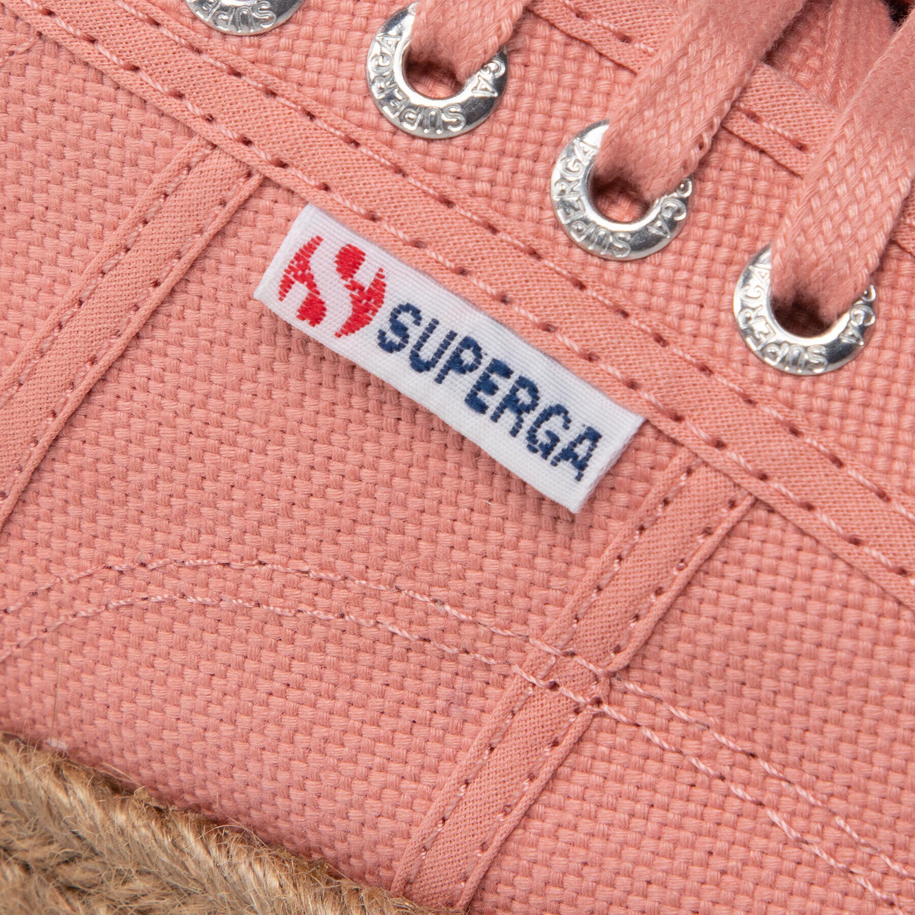 Superga Espadrile 2790 Rope S51186W Roza - Pepit.si